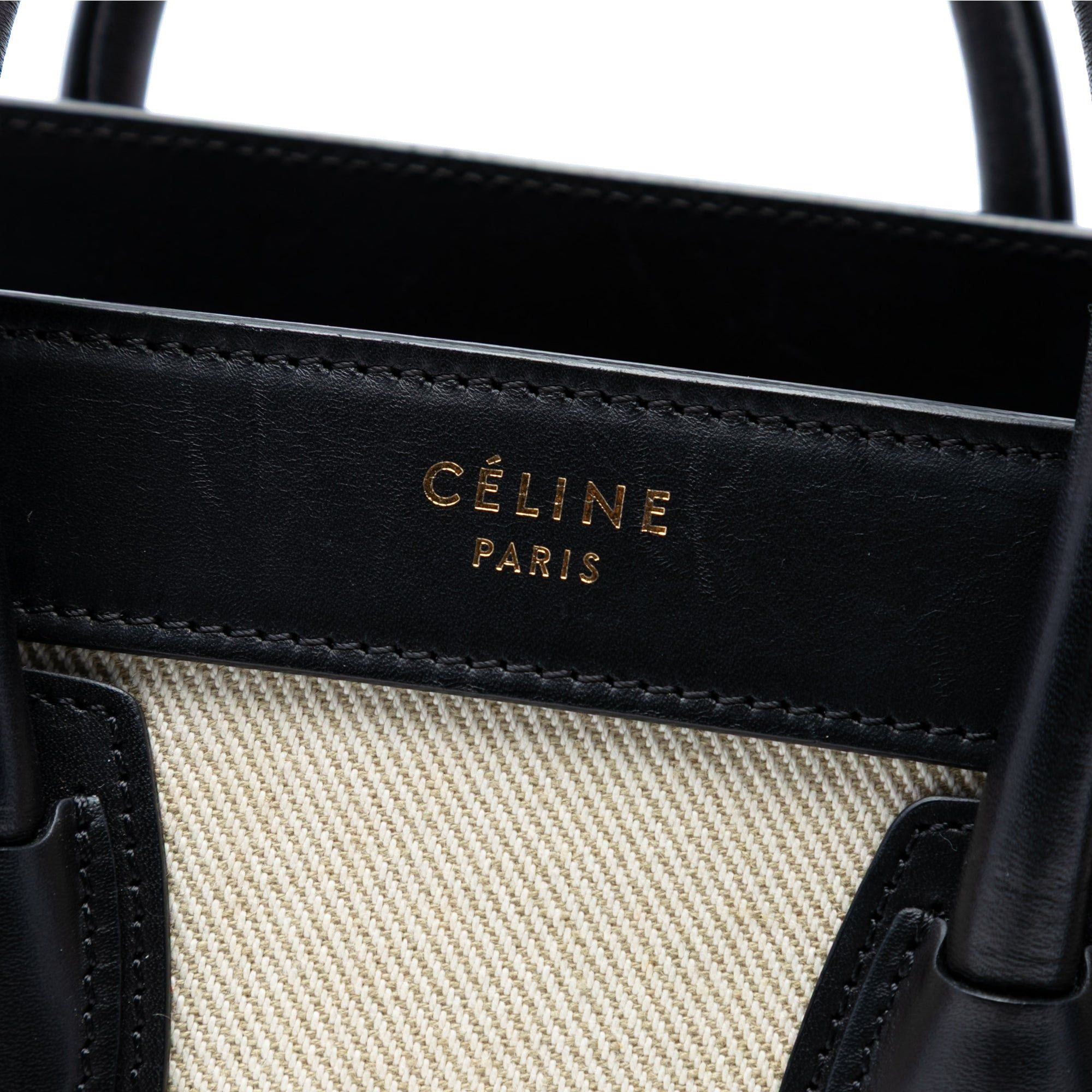 Celine Nano Tricolor Canvas and Leather Luggage Tote Size ONE SIZE - 5 Thumbnail