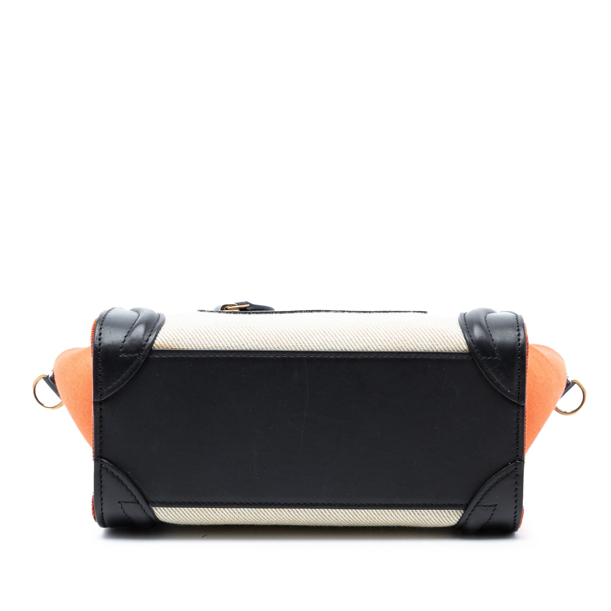 Celine Nano Tricolor Canvas and Leather Luggage Tote Size ONE SIZE - 3 Thumbnail
