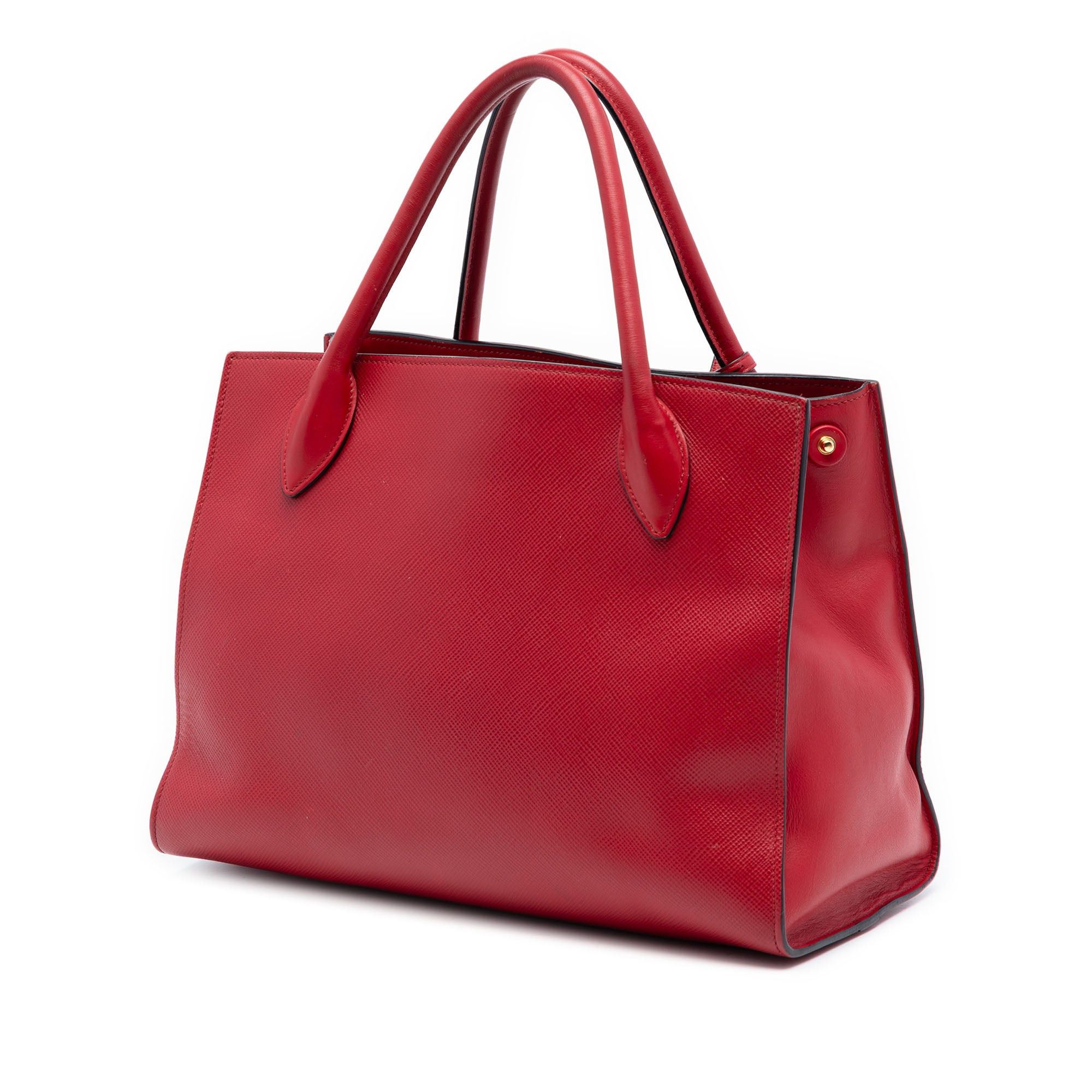 Prada Medium Saffiano Cuir Monochrome Top Handle Tote Size ONE SIZE - 2 Thumbnail