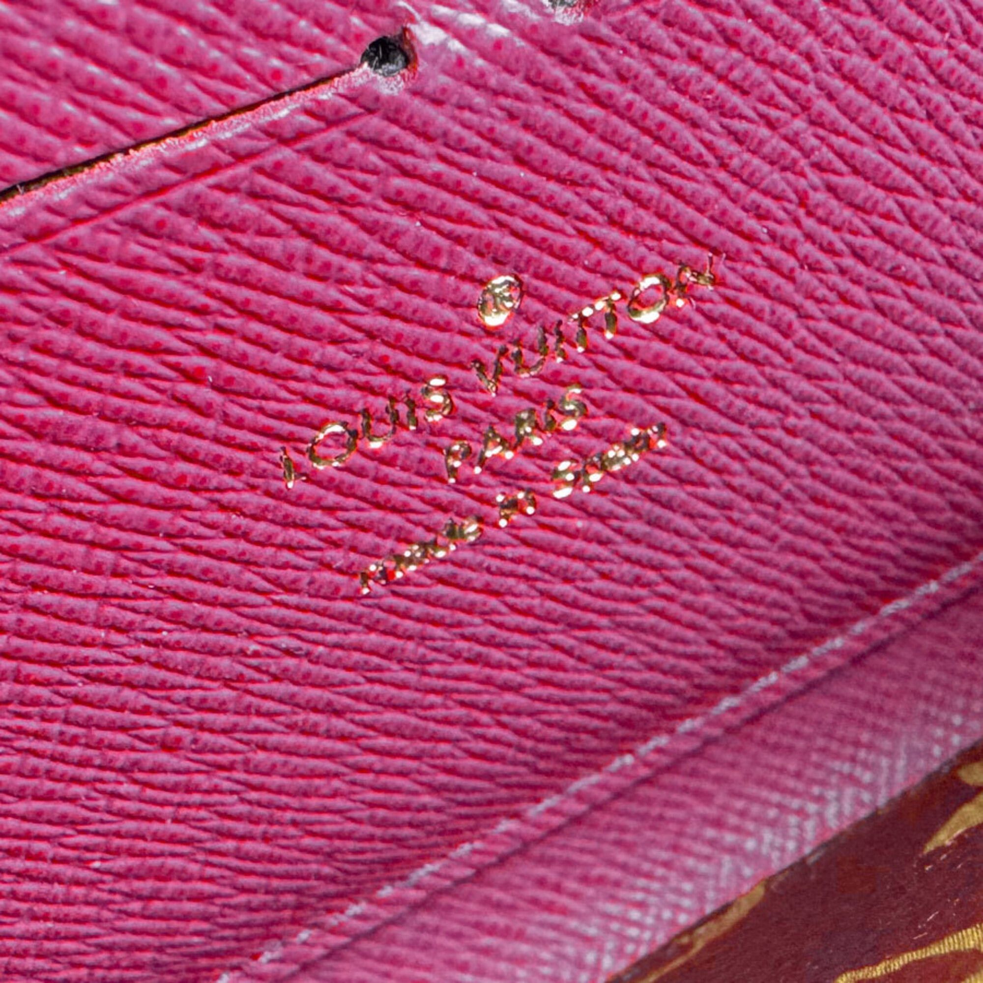 Louis Vuitton Louis Vuitton Round Zip Long Wallet Monogram Portefeuille Clemence Canvas Brown Women's M64201 Free Shipping z9092 Size ONE SIZE - 9 Thumbnail