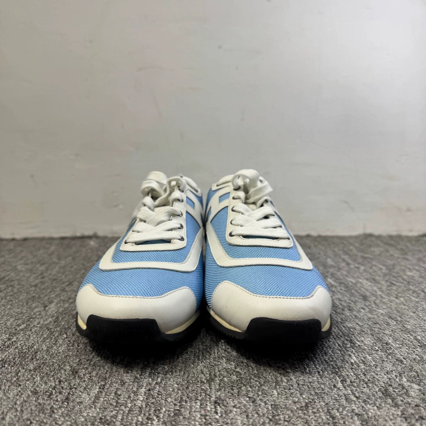 Hermes Hermes Canvas Leather Casual Shoes Size US 7.5 / EU 40-41 - 2 Thumbnail