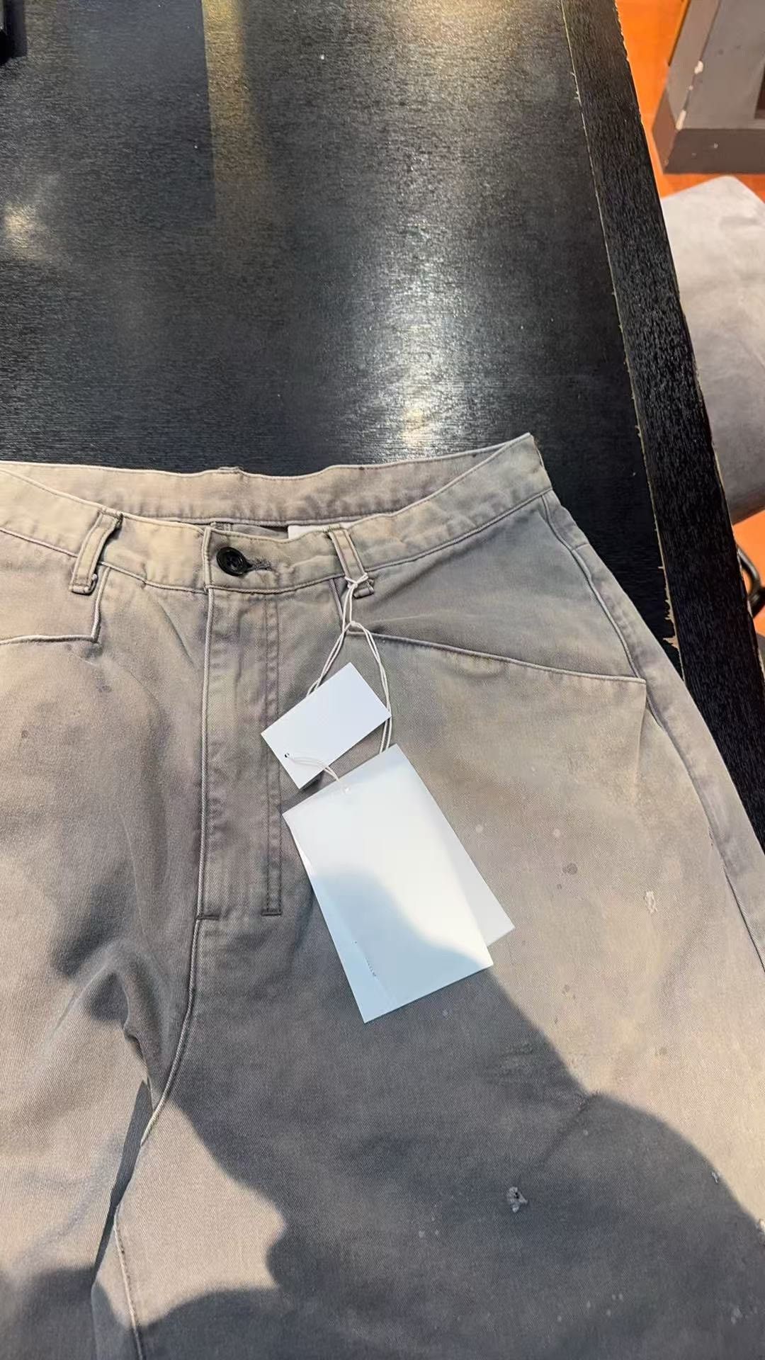 Cableami ancellm 26SS Wide Distressed Slacks Size US 26 / EU 42 - 3 Thumbnail