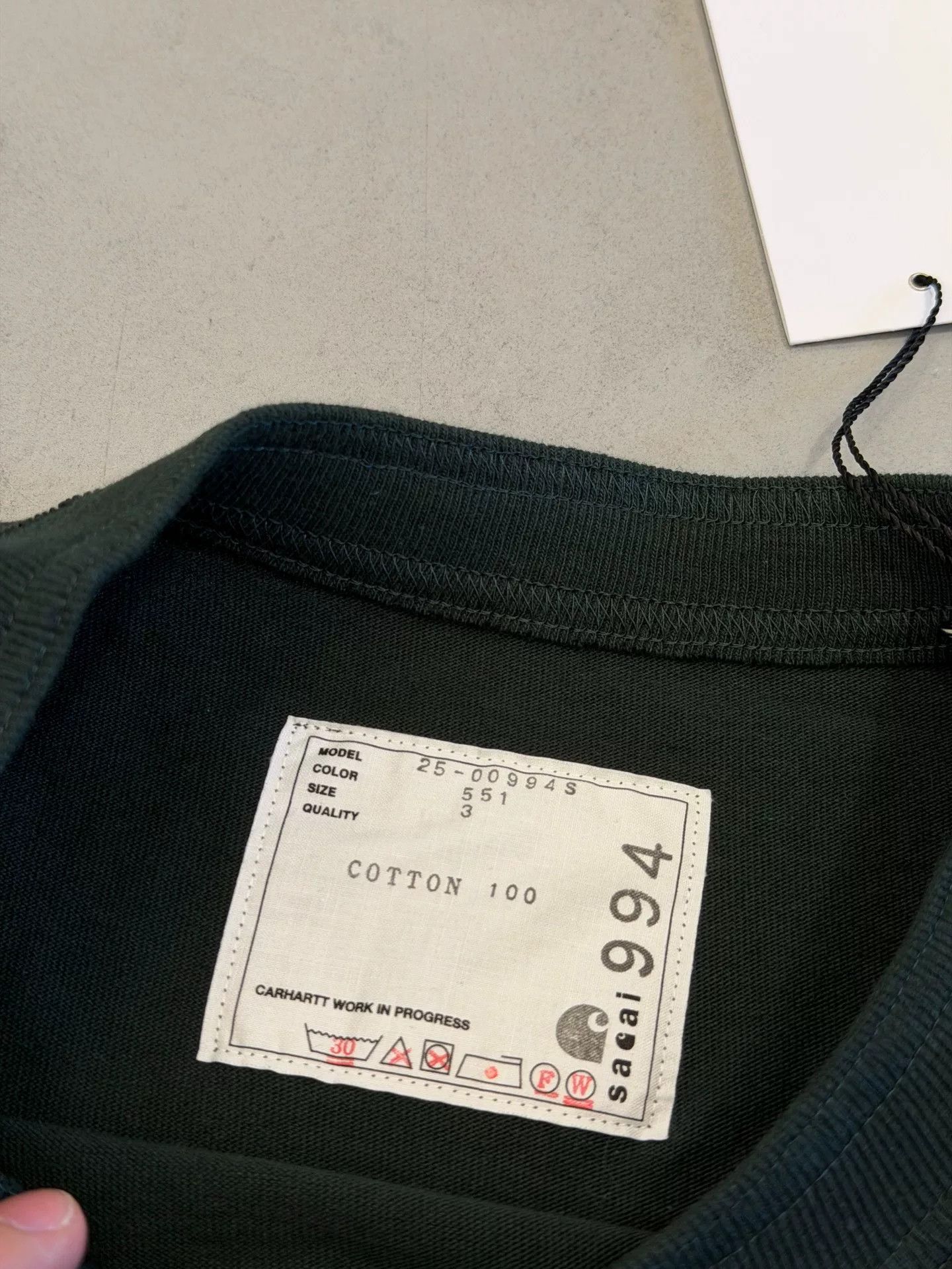 Sacai Sacai Carhartt Collaboration Layered T-Shirt Size US L / EU 52-54 / 3 - 3 Thumbnail