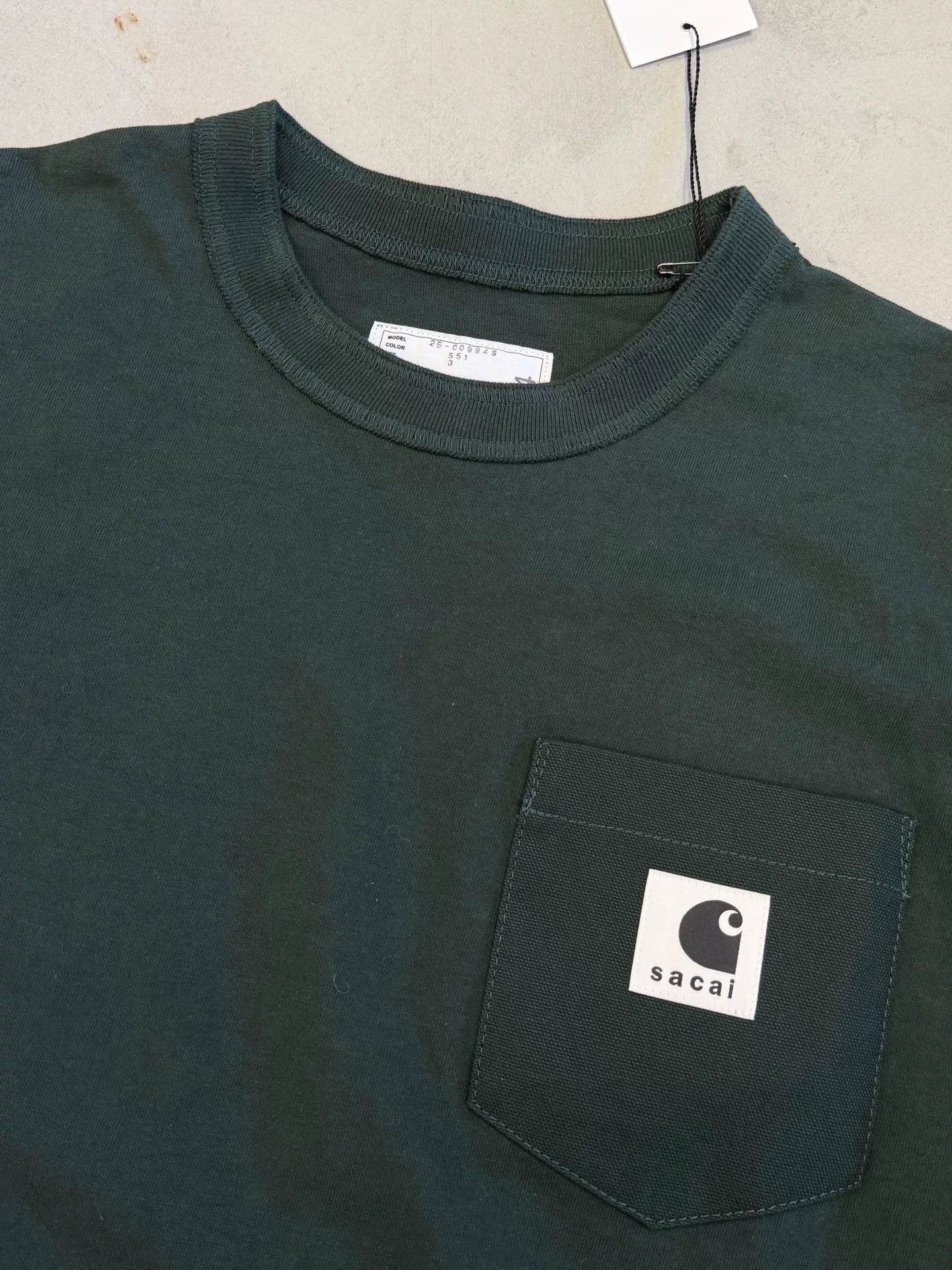 Sacai Sacai Carhartt Collaboration Layered T-Shirt Size US L / EU 52-54 / 3 - 2 Thumbnail
