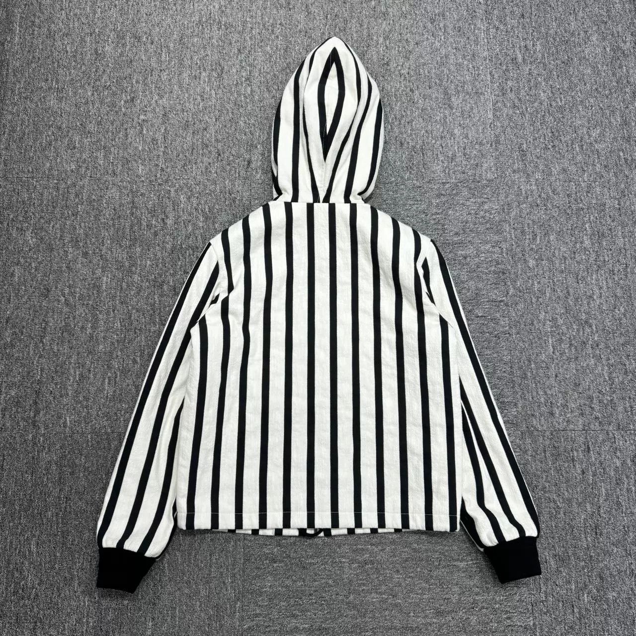 Saint Laurent Paris SLP Striped Hooded Jacket Size US S / EU 44-46 / 1 - 5 Thumbnail