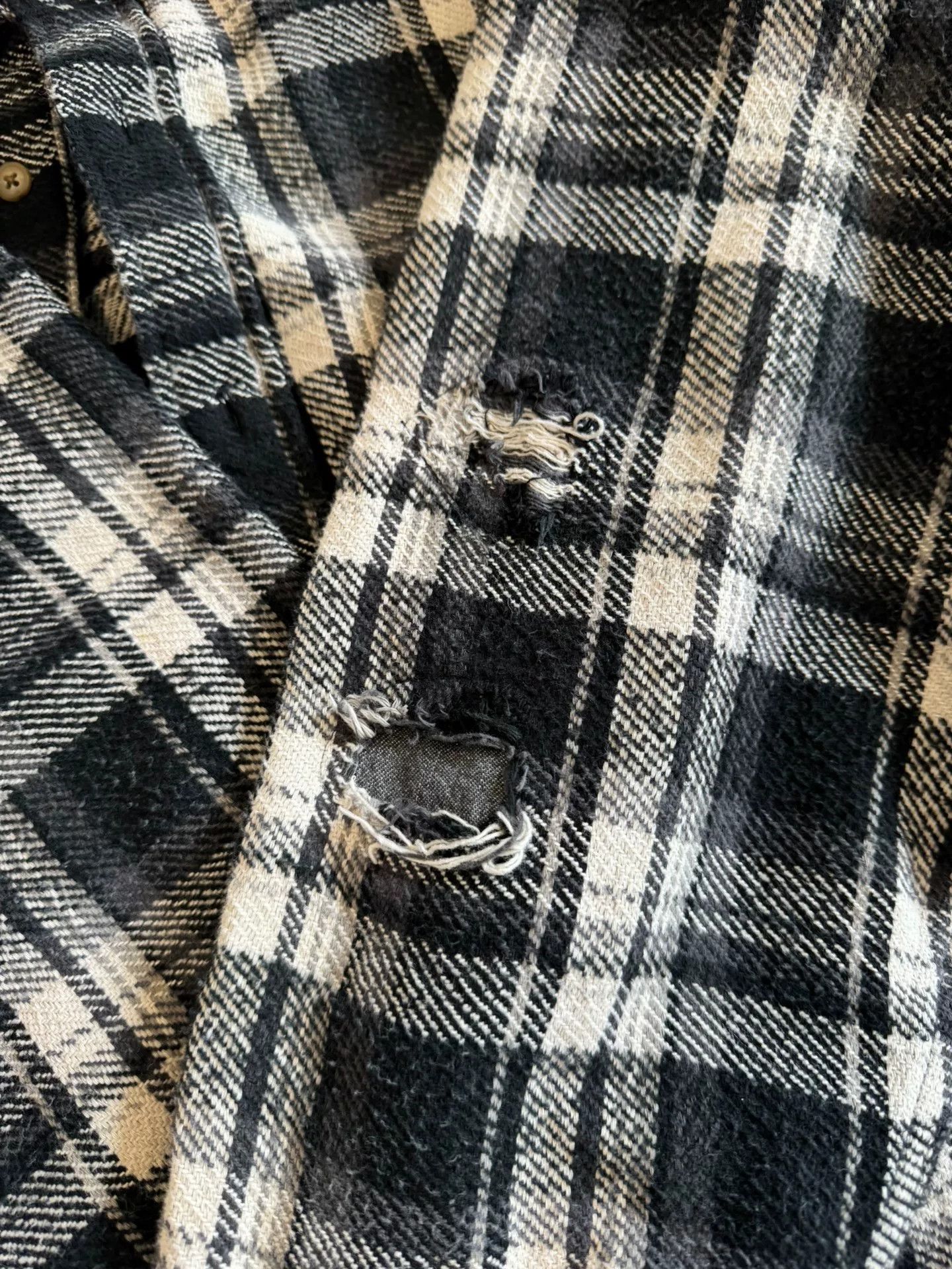 Madness Madness 24FW Black White Plaid Shirt Size US S / EU 44-46 / 1 - 8 Thumbnail