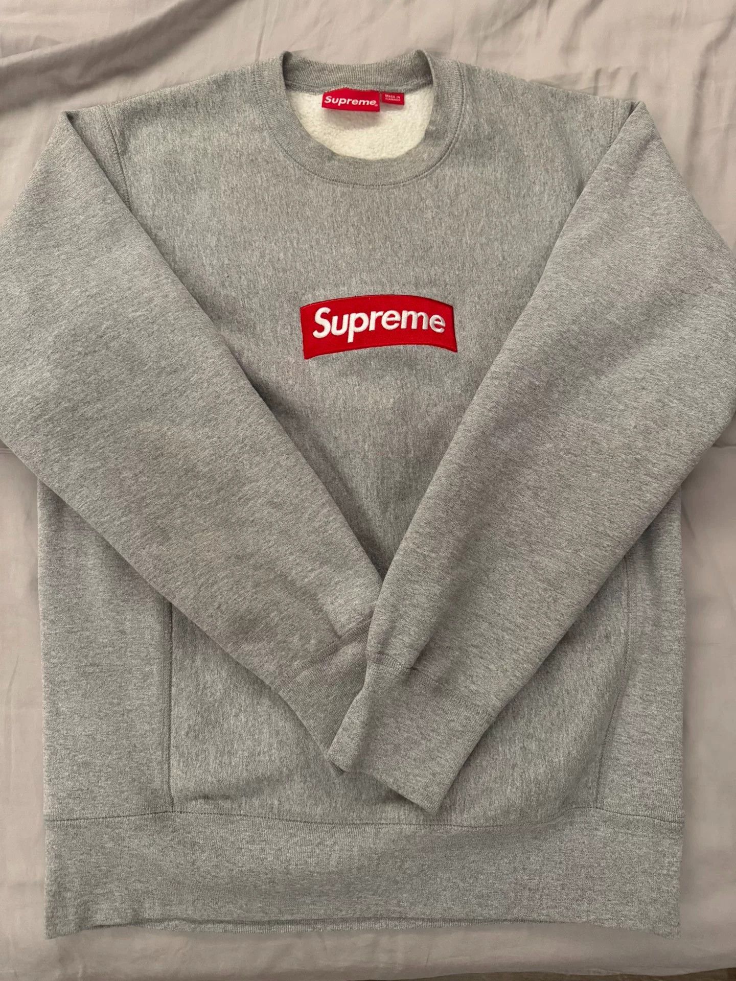 Supreme Supreme 15AW Box Logo Crewneck Size US M / EU 48-50 / 2 - 2 Thumbnail