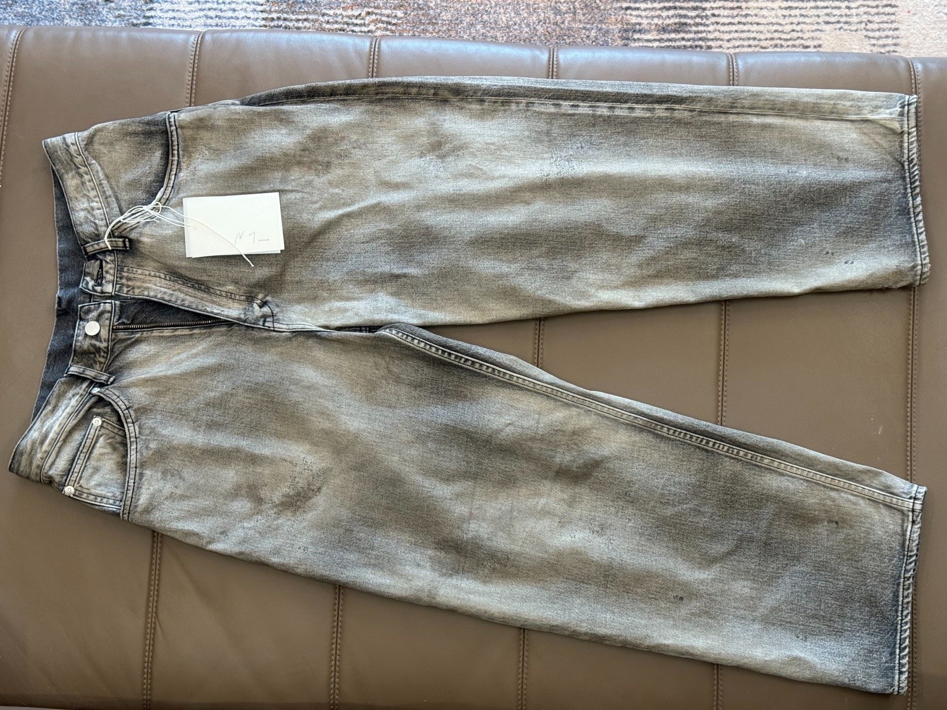 ANACHRONORM Japanese Washed Vintage Straight Jeans Size US 32 / EU 48 - 4 Thumbnail