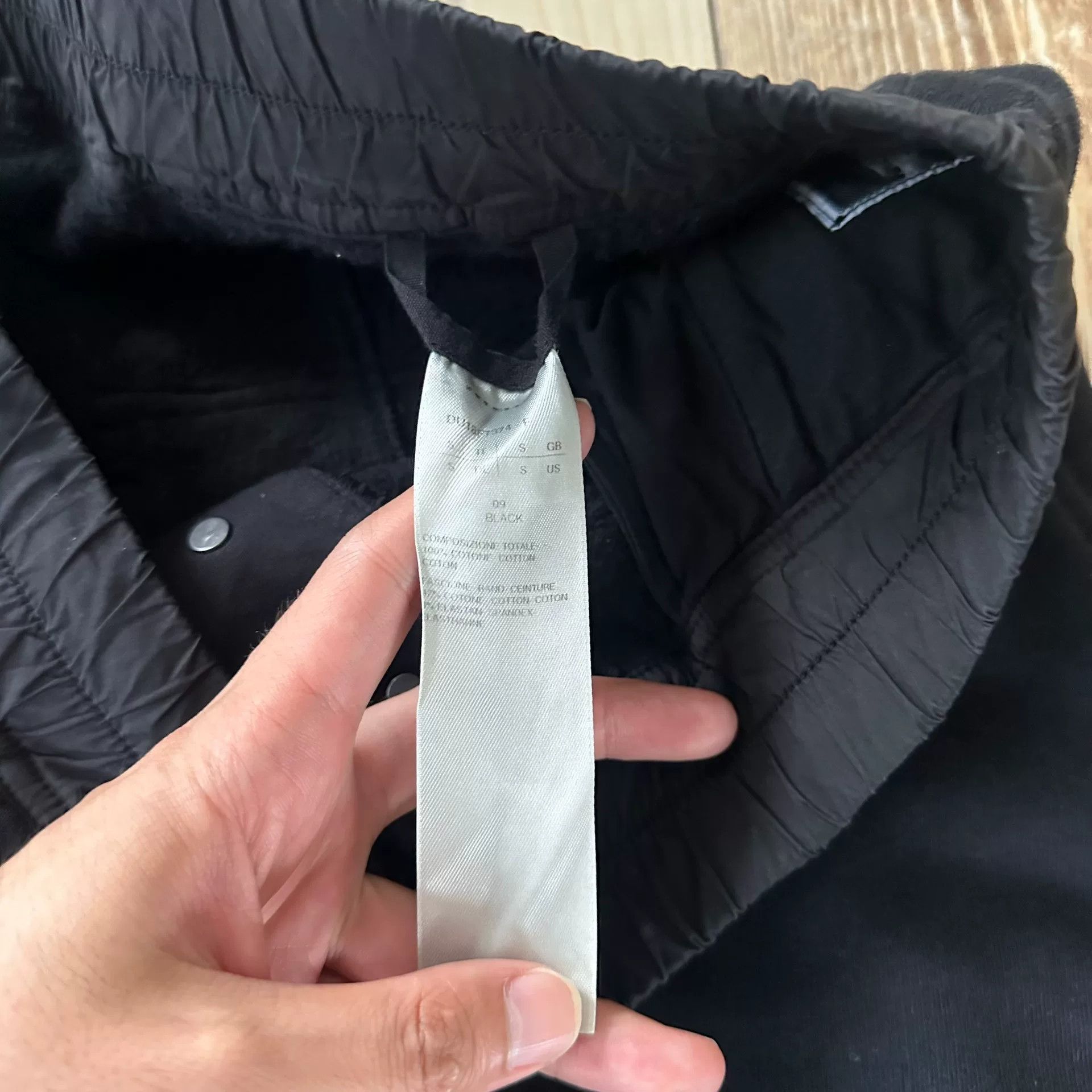 Rick Owens Rick Owens Black Drop-Crotch Sweatpants Size US 27 - 4 Thumbnail