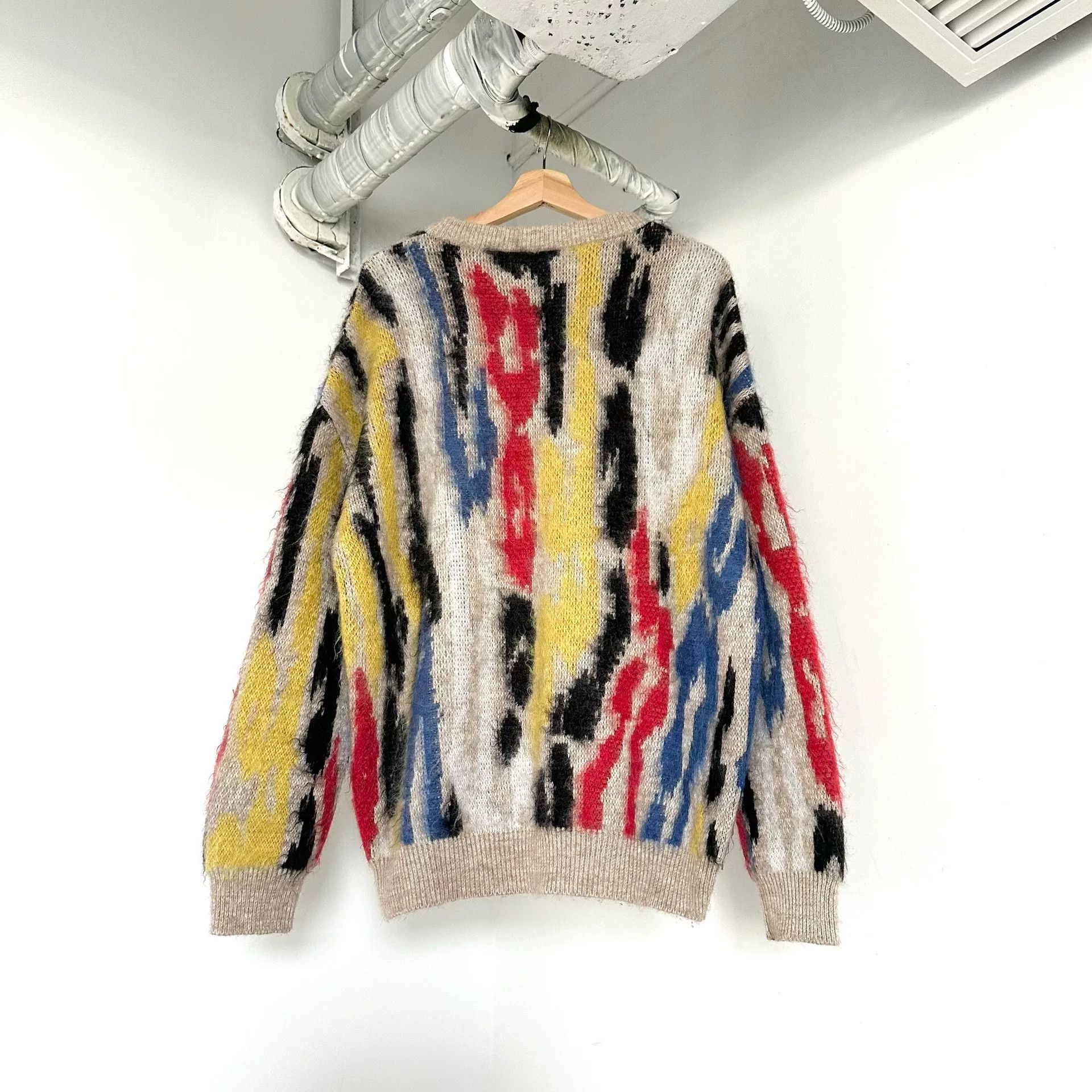 Saint Laurent Paris Saint Laurent Mohair Knit Sweater Size L / US 10 / IT 46 - 2 Thumbnail