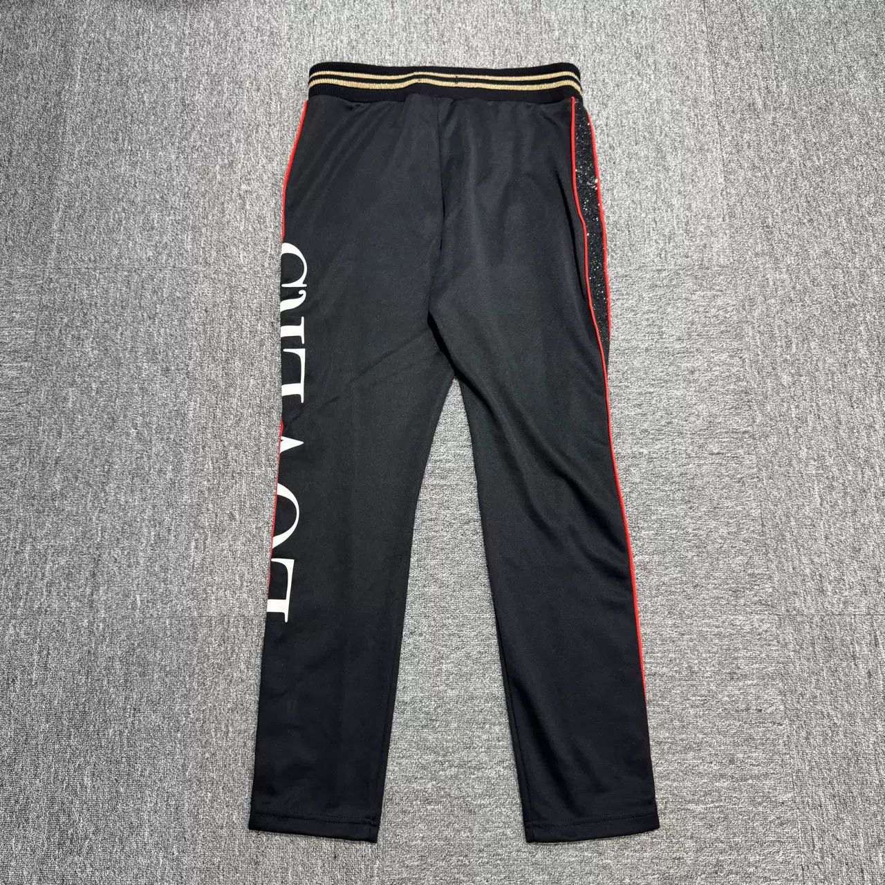 Amiri Amiri Black Glitter Lovers Sweatpants Size US 36 / EU 52 - 5 Thumbnail