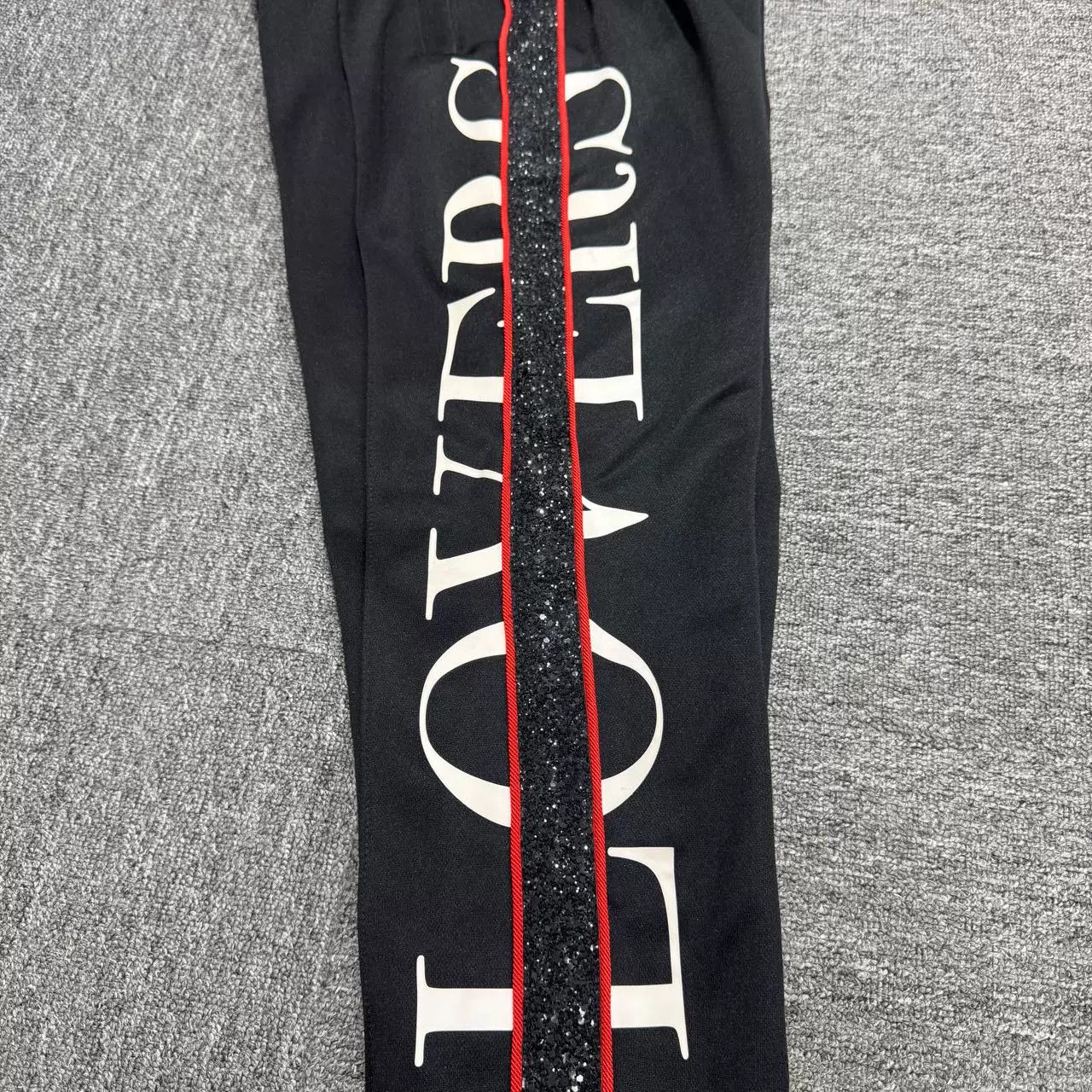 Amiri Amiri Black Glitter Lovers Sweatpants Size US 36 / EU 52 - 6 Thumbnail