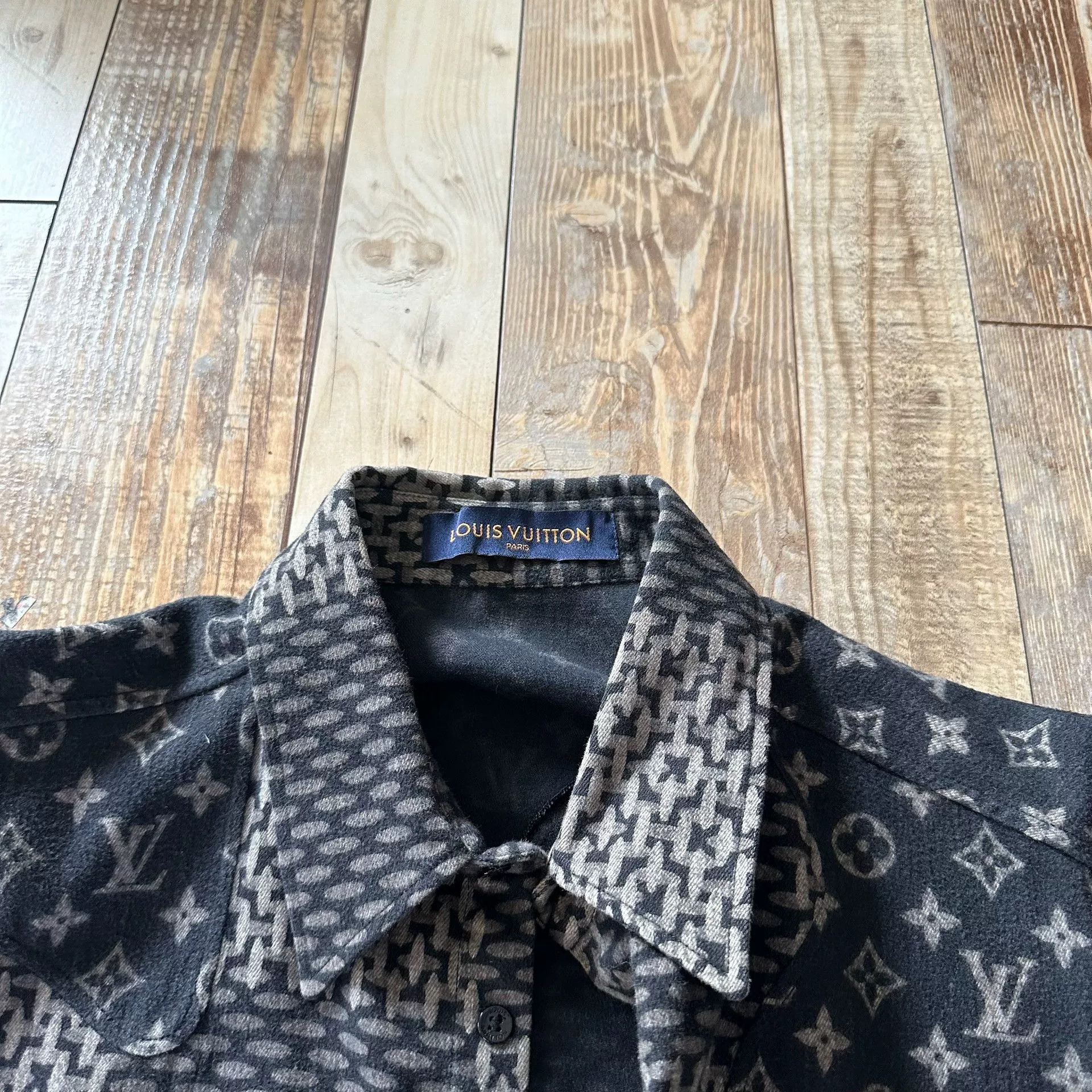 Louis Vuitton Louis Vuitton x Nigo Patchwork Monogram Shirt Size US XXL / EU 58 / 5 - 3 Thumbnail