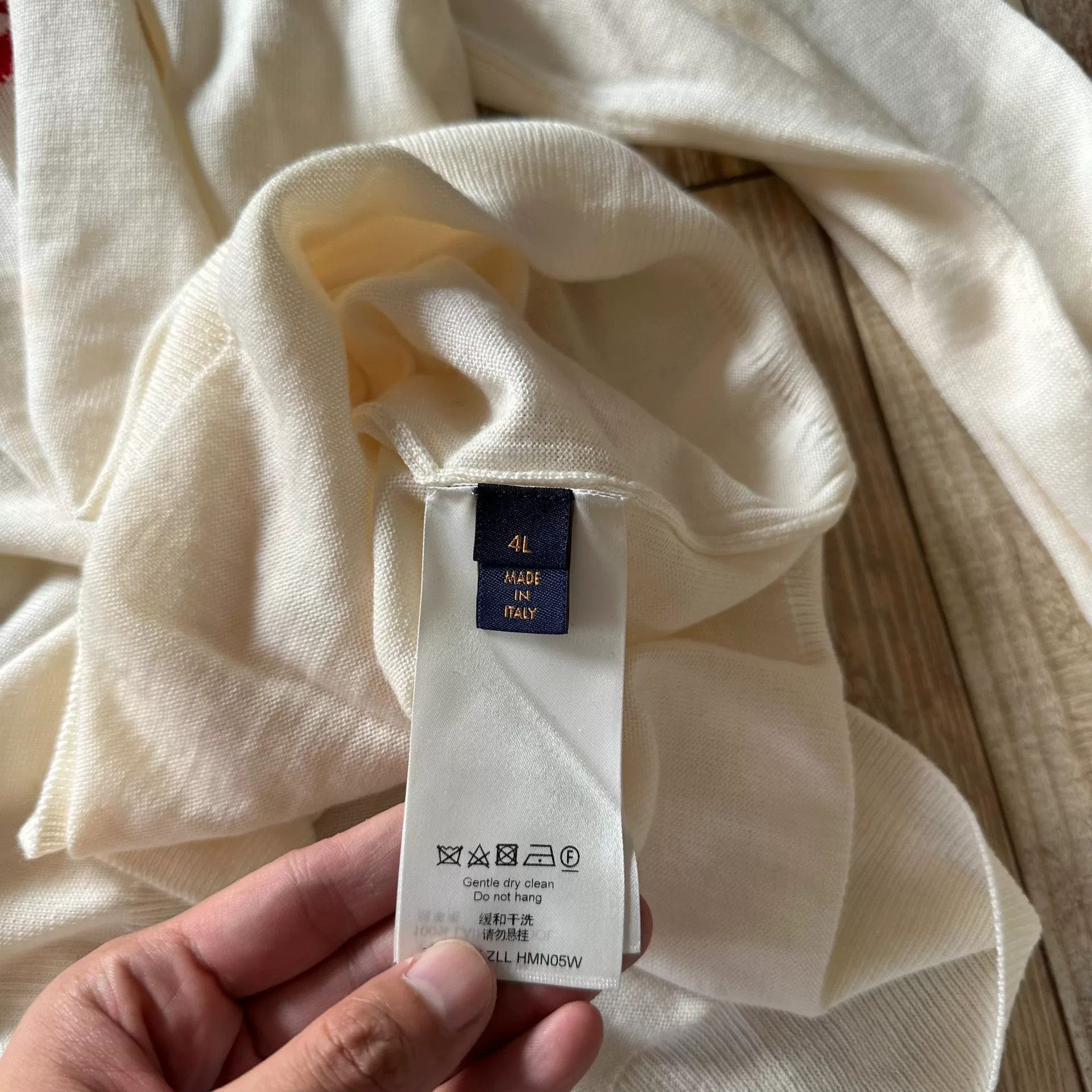 Nigo Louis Vuitton x Nigo White Turtleneck Knit Sweater Size US XL / EU 56 / 4 - 6 Thumbnail