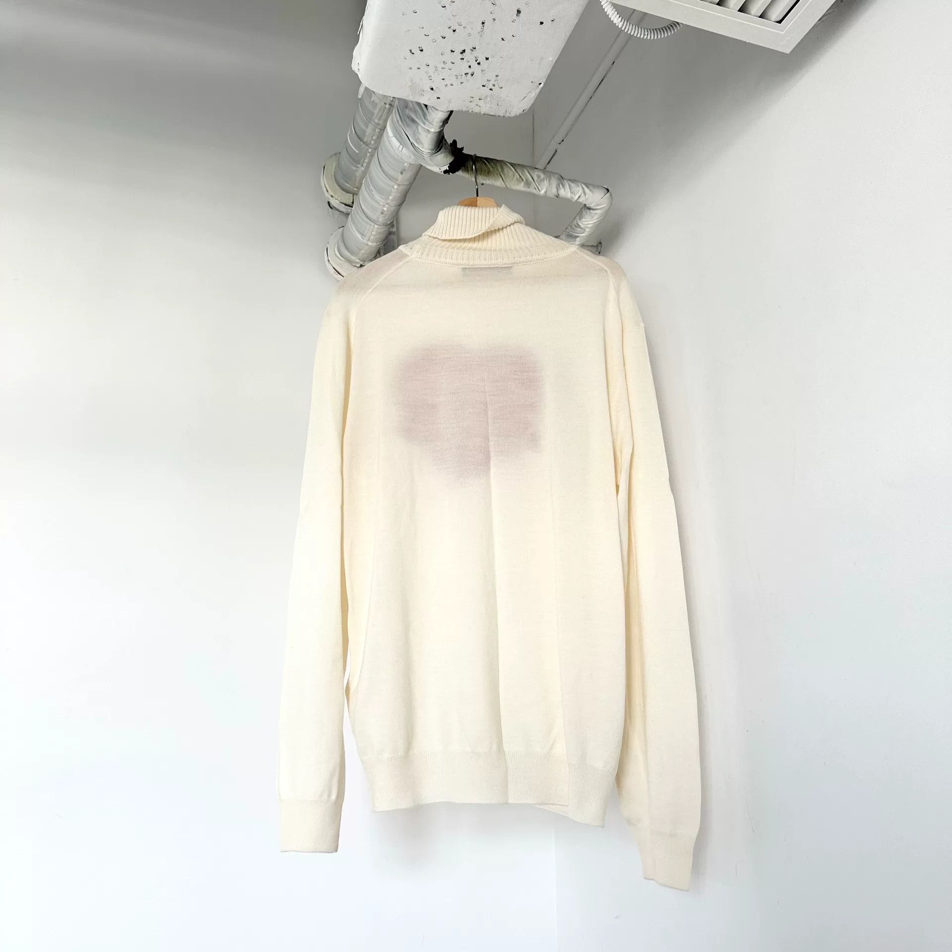Nigo Louis Vuitton x Nigo White Turtleneck Knit Sweater Size US XL / EU 56 / 4 - 2 Thumbnail