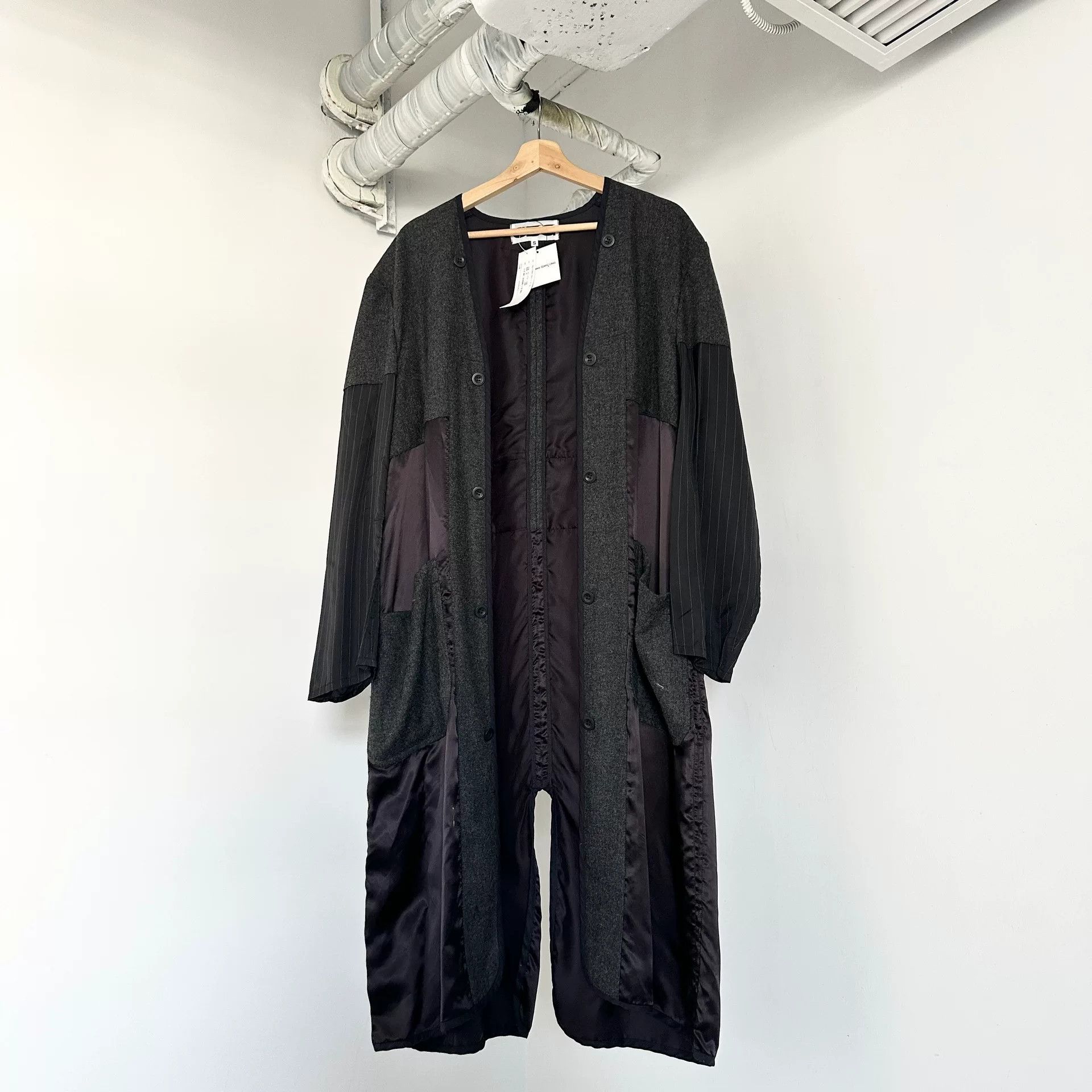 Comme des Garcons CDG Collarless Printed Tailcoat Trench Size US M / EU 48-50 / 2 - 2 Thumbnail