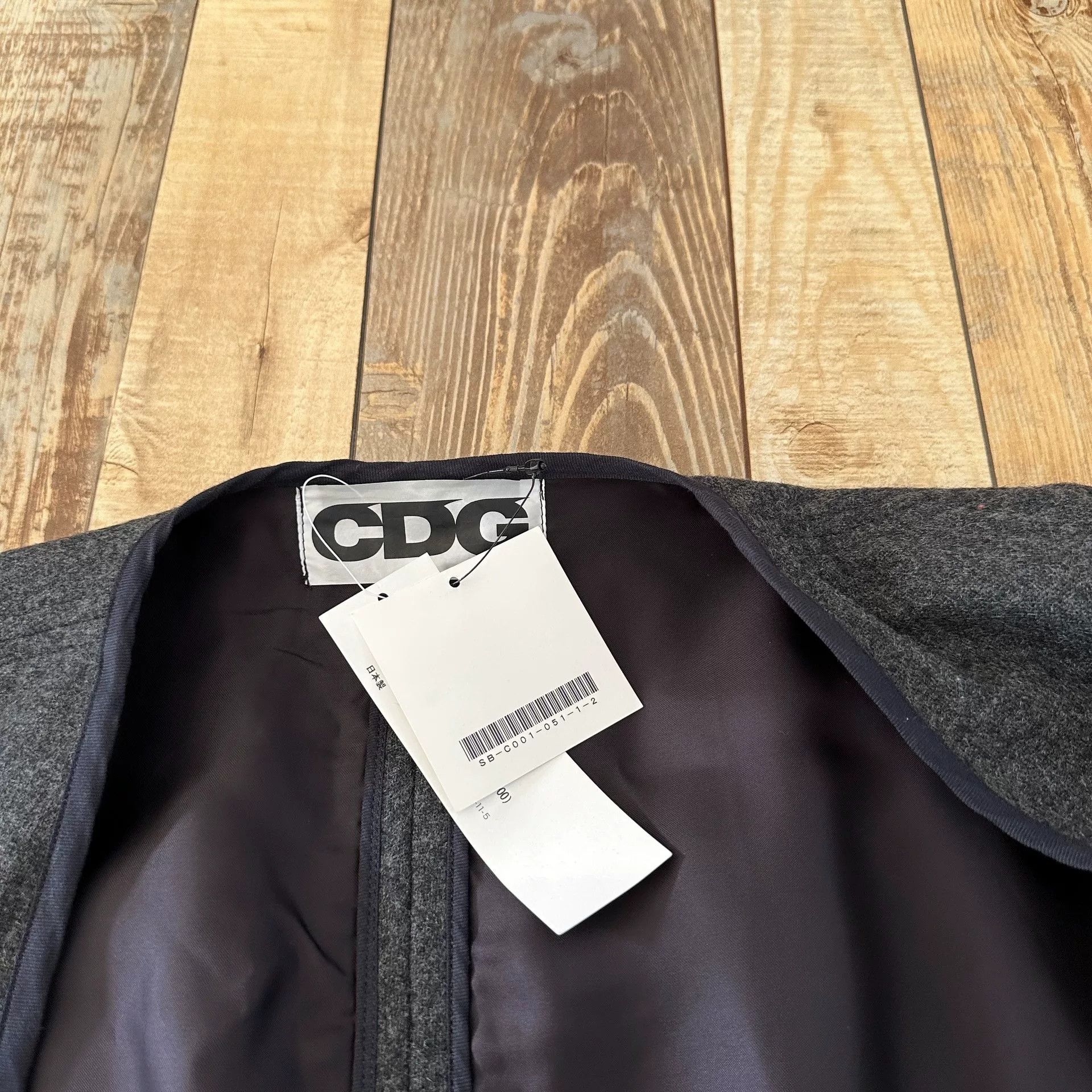 Comme des Garcons CDG Collarless Printed Tailcoat Trench Size US M / EU 48-50 / 2 - 3 Thumbnail