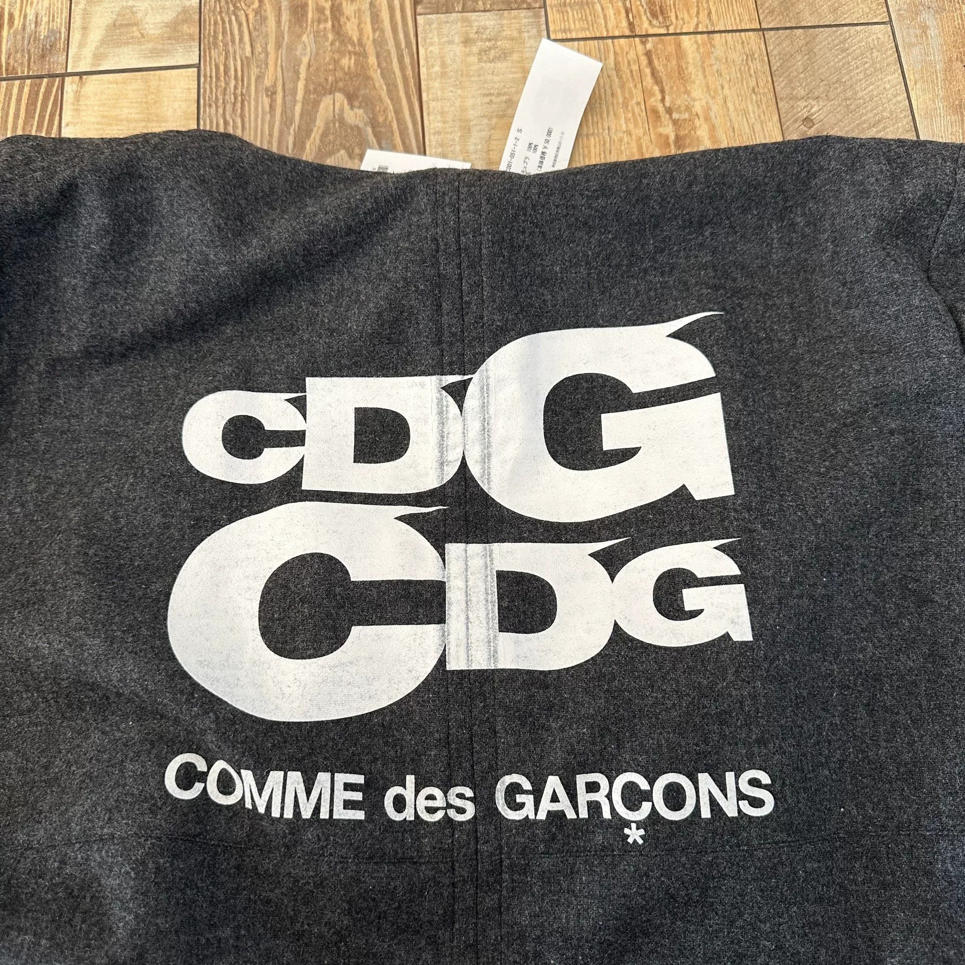 Comme des Garcons CDG Collarless Printed Tailcoat Trench Size US M / EU 48-50 / 2 - 7 Thumbnail