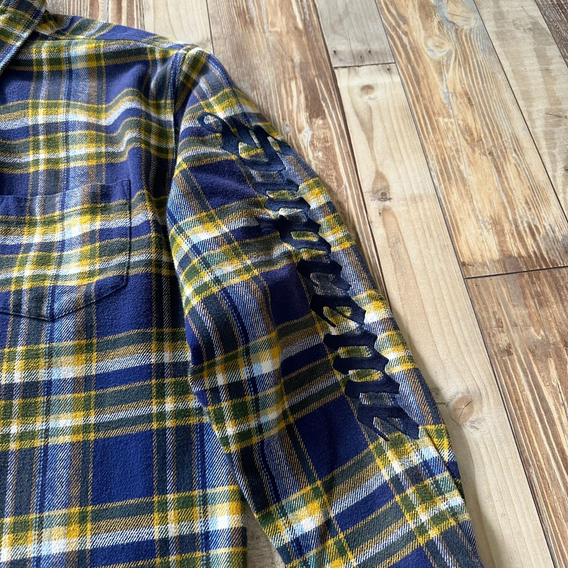 Supreme Supreme Old English Plaid Flannel Shirt Size US M / EU 48-50 / 2 - 4 Thumbnail