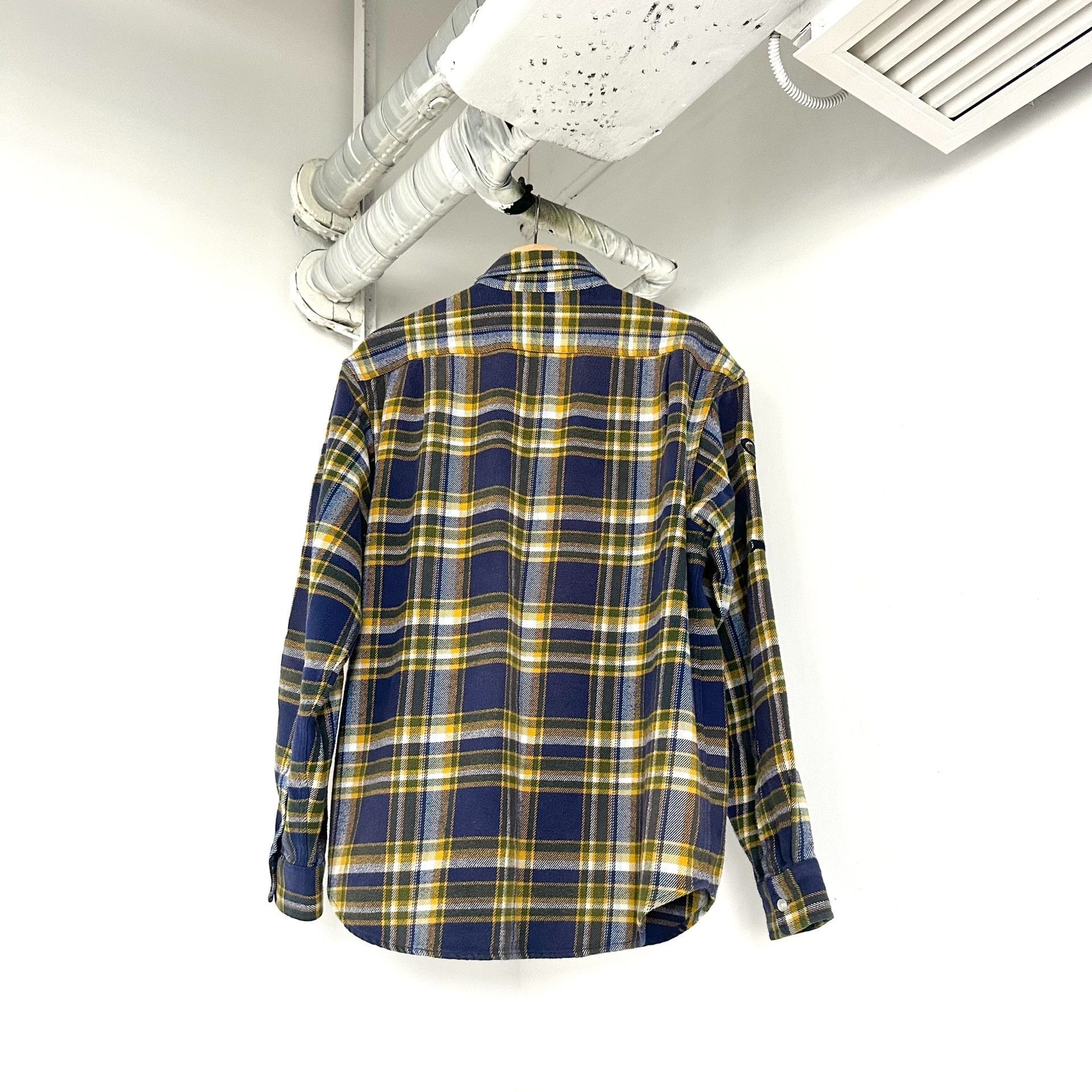 Supreme Supreme Old English Plaid Flannel Shirt Size US M / EU 48-50 / 2 - 2 Thumbnail