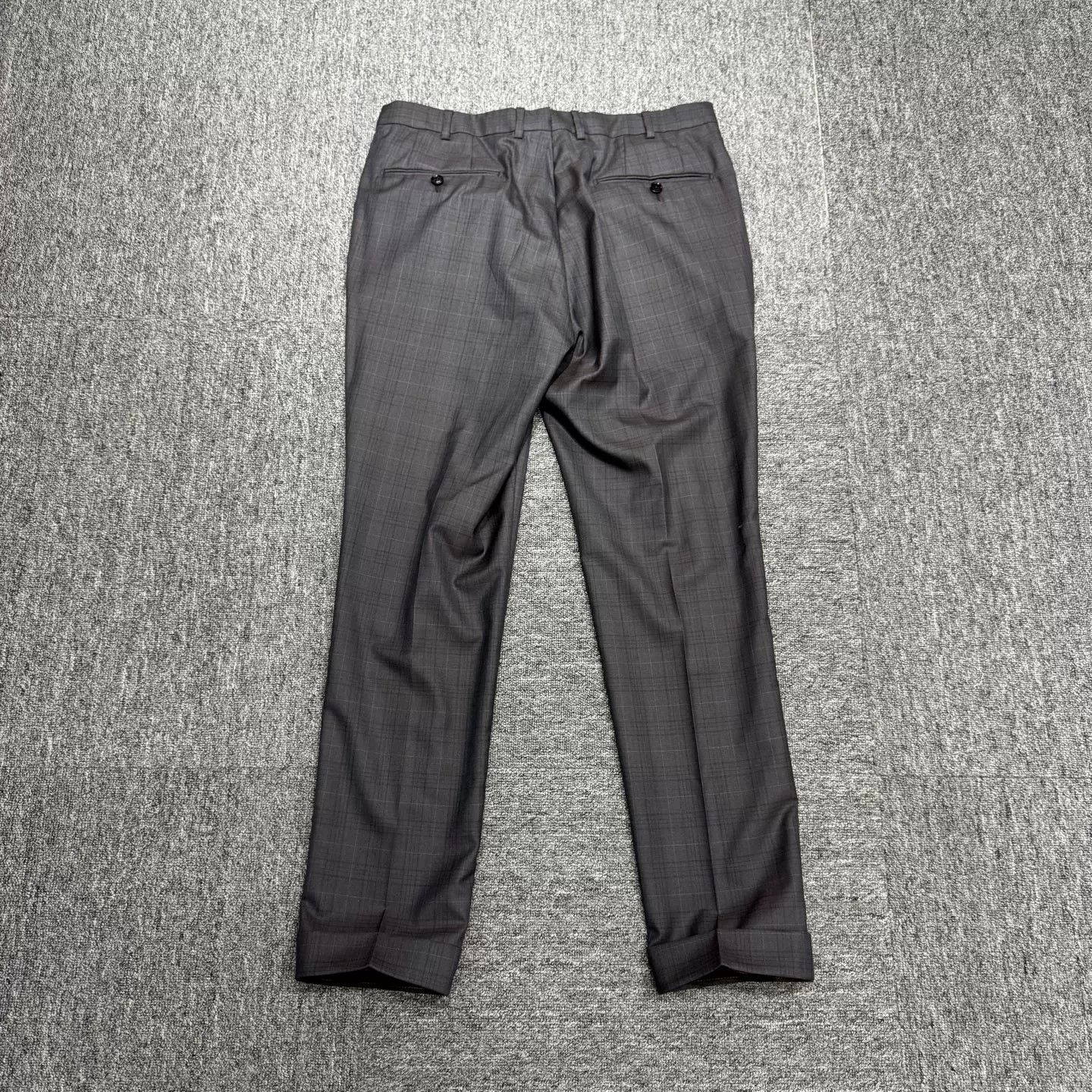 Ermenegildo Zegna Ermenegildo Zegna Plaid Wool Casual Pants Size US 32 / EU 48 - 4 Thumbnail