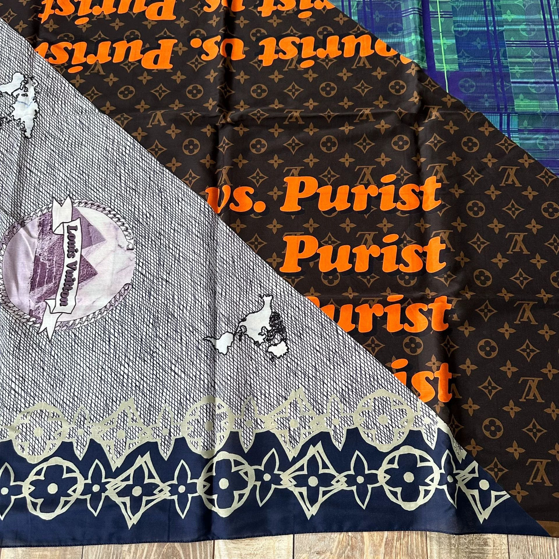 Louis Vuitton Louis Vuitton Virgil Slogan Triple Mask Scarf Size ONE SIZE - 4 Thumbnail