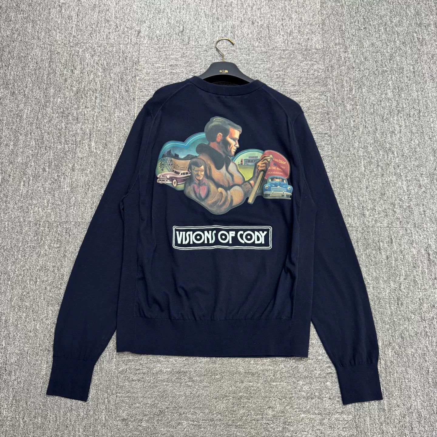 Dior DIOR x JACK KEROUAC Art Portrait Sweater Size US M / EU 48-50 / 2 - 5 Thumbnail