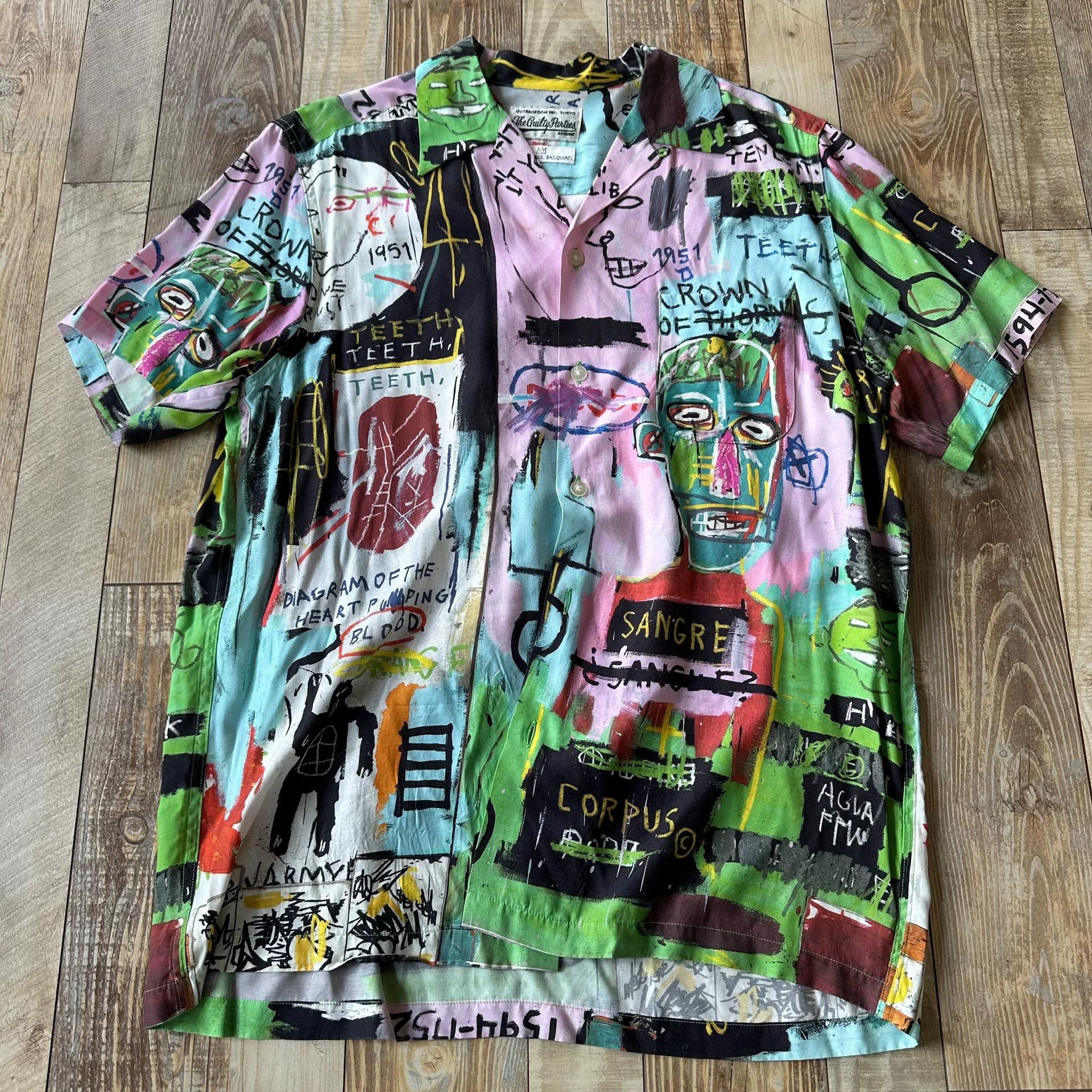 Wacko Maria WACKO MARIA x Basquiat Hawaiian Shirt Size US M / EU 48-50 / 2 - 4 Thumbnail