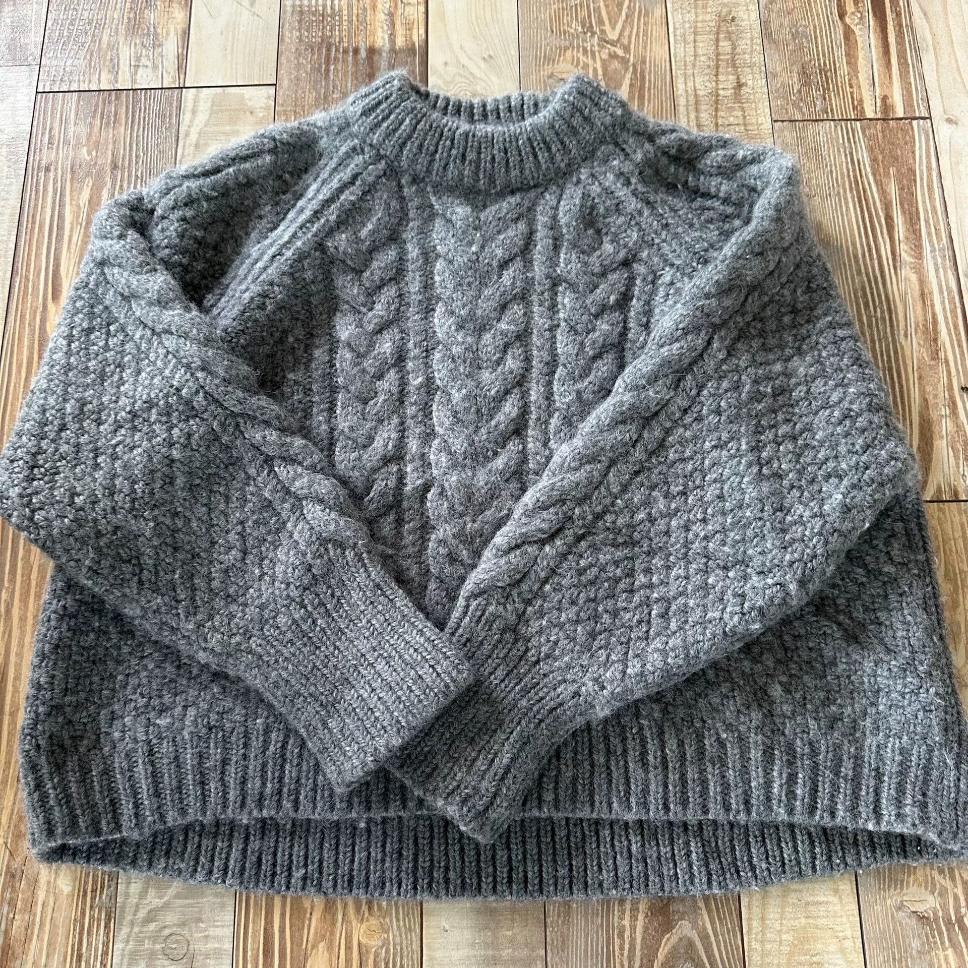 Cecilie Bahnsen Cecilie Bahnsen Gray Thick Sweater Size S / US 4 / IT 40 - 4 Thumbnail