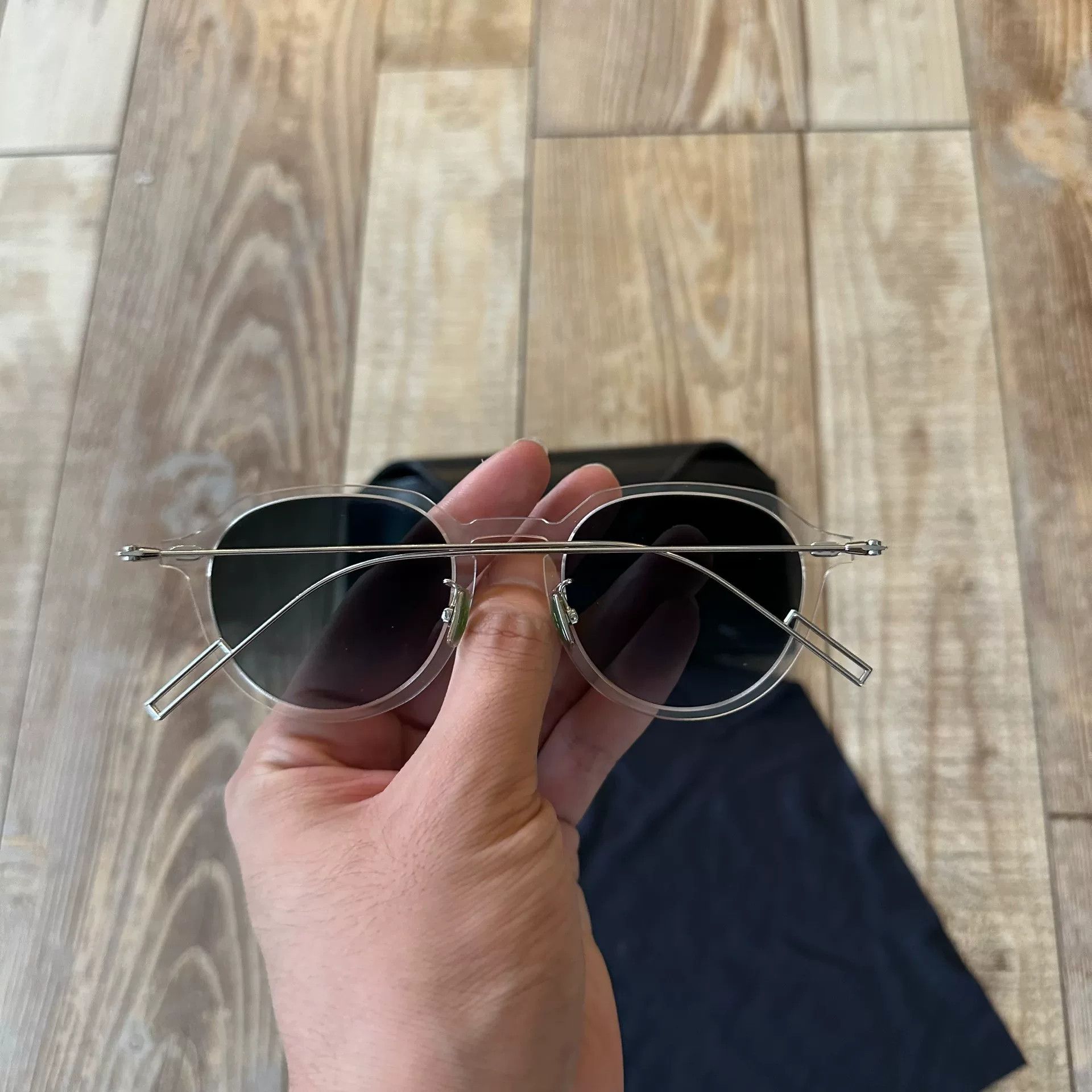 Dior Dior Transparent Frame Stylish Sunglasses Size ONE SIZE - 2 Thumbnail
