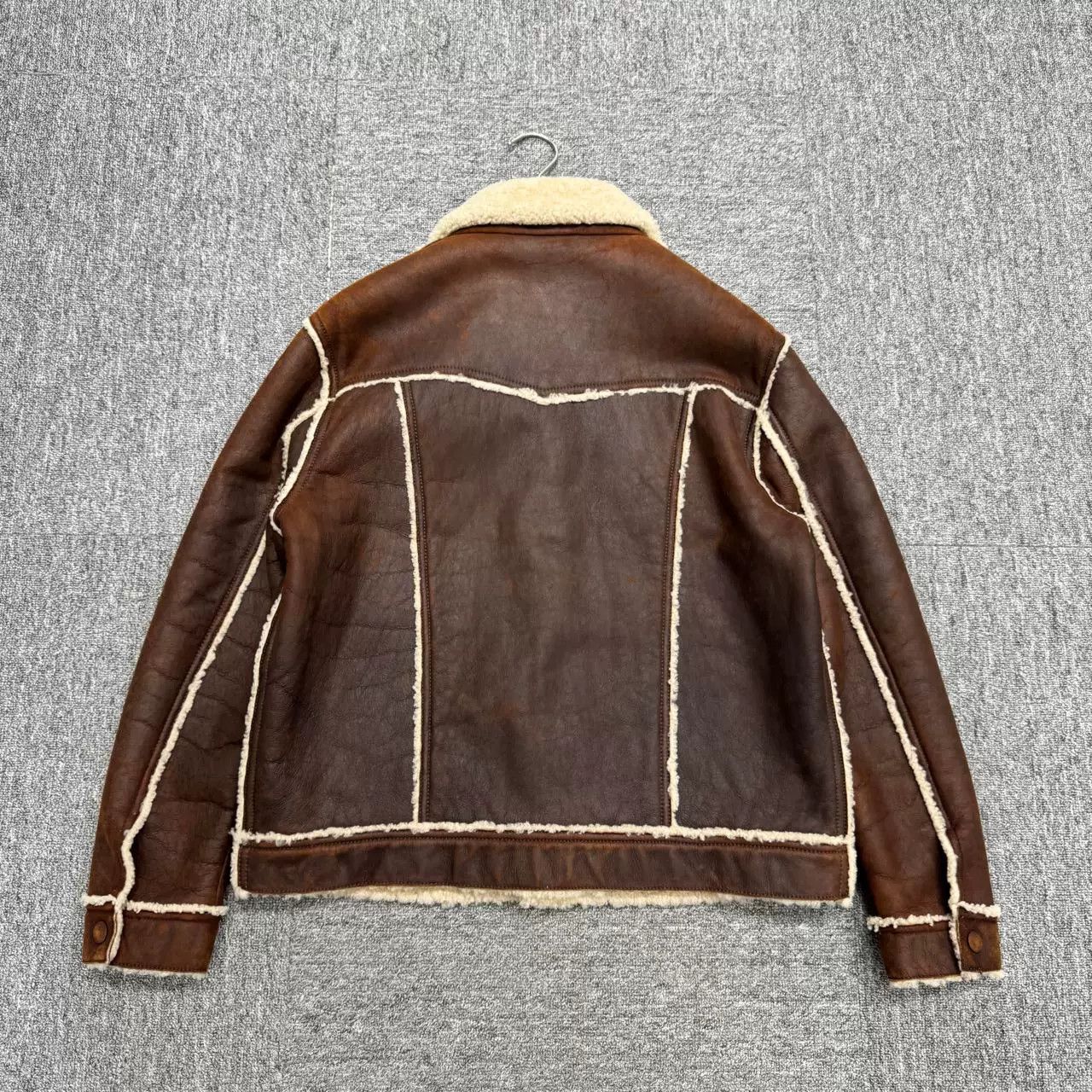 Saint Laurent Paris SLP Shearling Leather Jacket Size US L / EU 52-54 / 3 - 5 Thumbnail