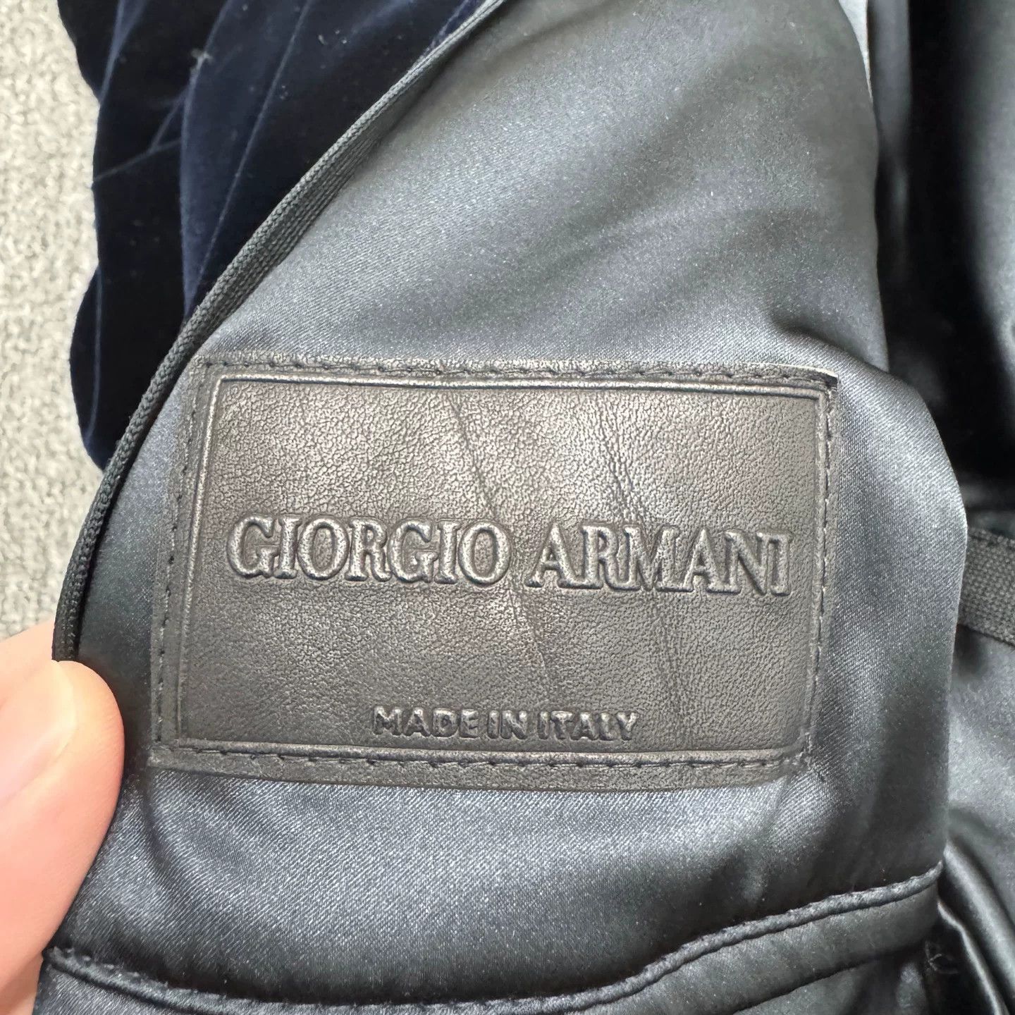 Giorgio Armani GIORGIO ARMANI Velvet Coat Size US L / EU 52-54 / 3 - 2 Thumbnail