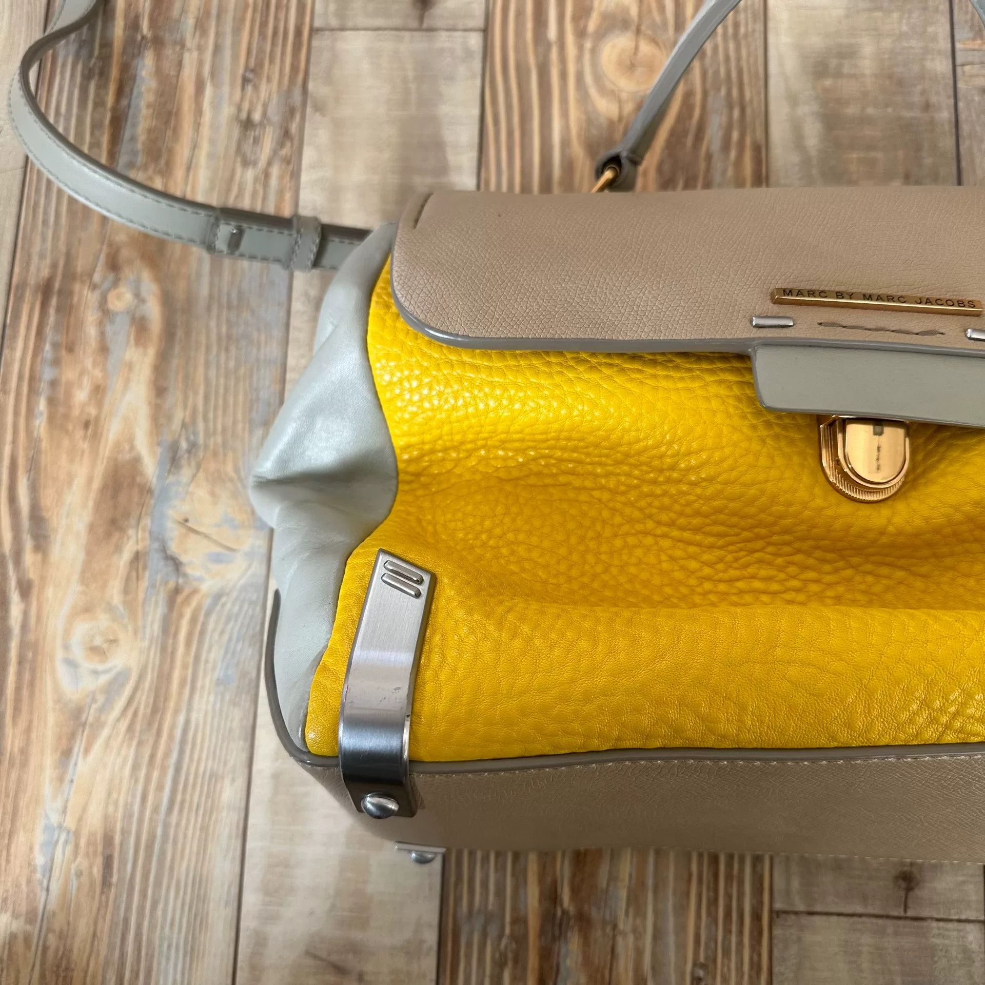 Marc by Marc Jacobs MARC BY MARC JACOBS Two-Tone Motorcycle Bag Size ONE SIZE - 3 Thumbnail