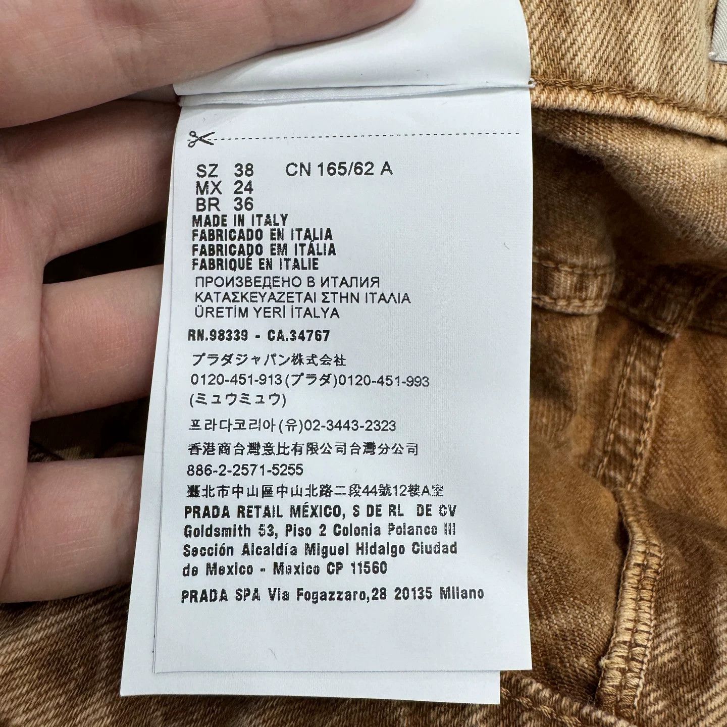 Miu Miu MiuMiu Washed Distressed Jeans Size 38" / US 16 / IT 52 - 3 Thumbnail