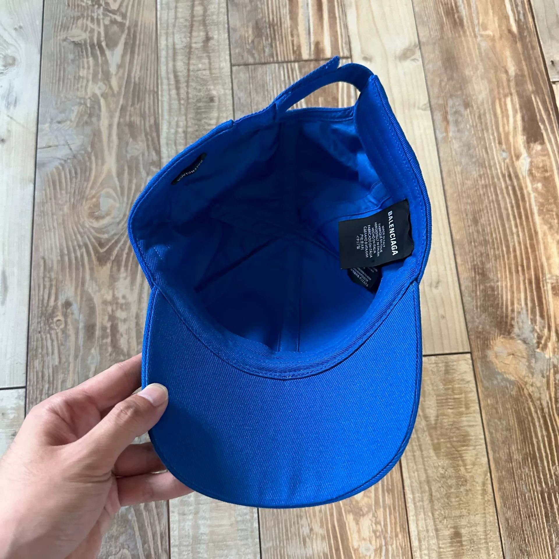 Balenciaga Balenciaga Embroidered Logo Sky Blue Cap Size ONE SIZE - 3 Thumbnail
