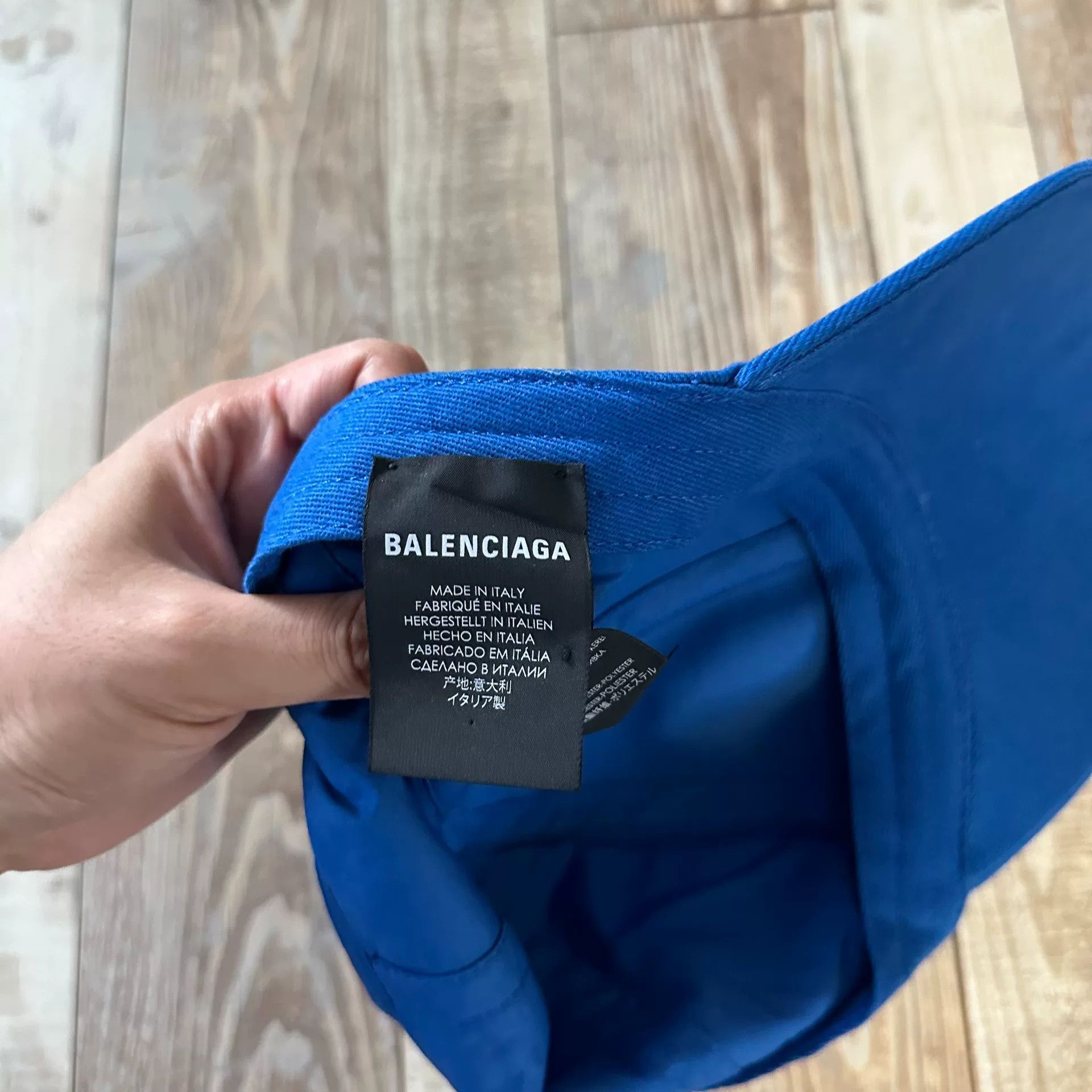 Balenciaga Balenciaga Embroidered Logo Sky Blue Cap Size ONE SIZE - 5 Thumbnail
