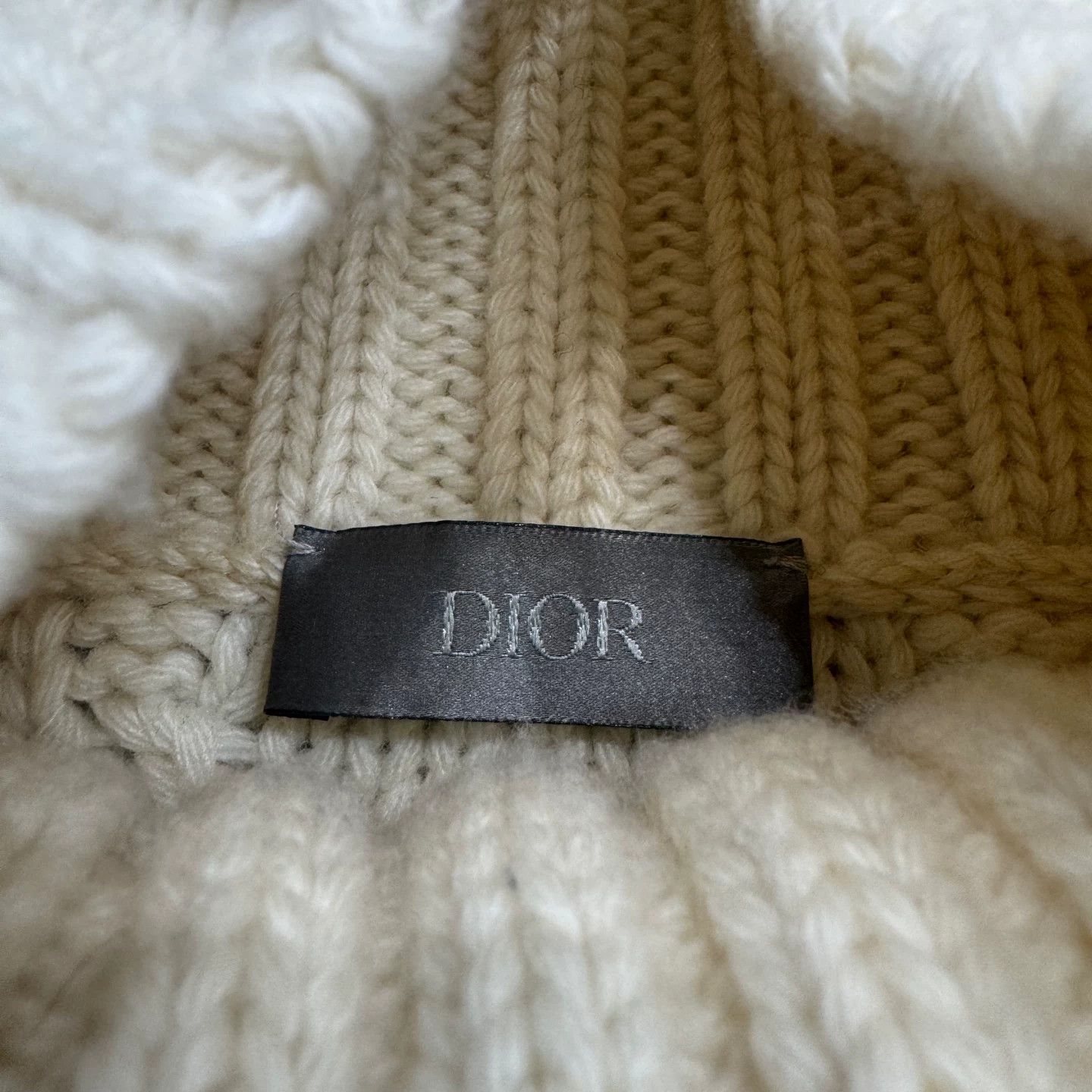 Dior Dior Cable Knit Wool Sweater Size US L / EU 52-54 / 3 - 2 Thumbnail