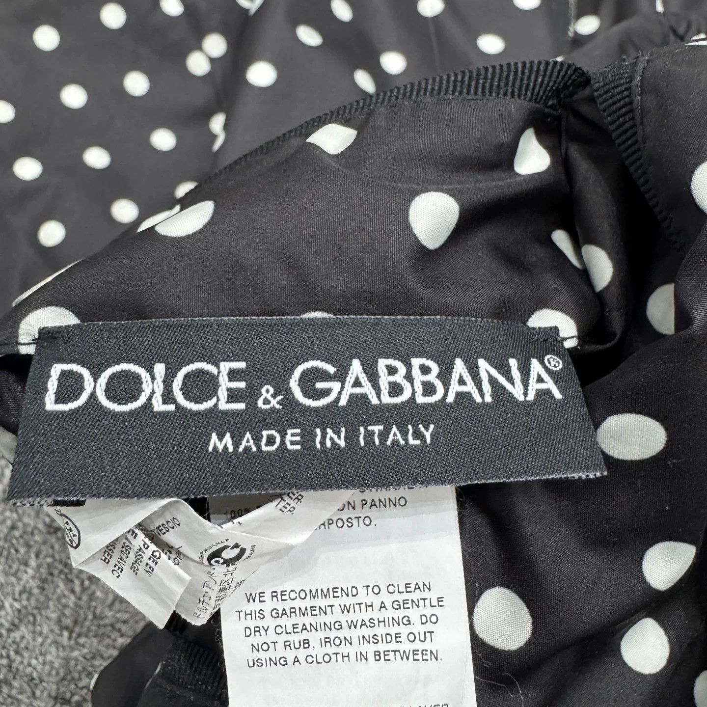 Dolce & Gabbana DG Polka Dot Print Reversible Jacket Size US M / EU 48-50 / 2 - 3 Thumbnail