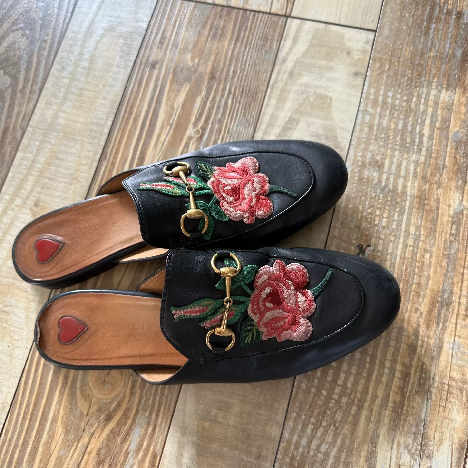 Gucci GUCCI Princetown Leather Slippers Size US 7 / IT 37 - 6 Thumbnail