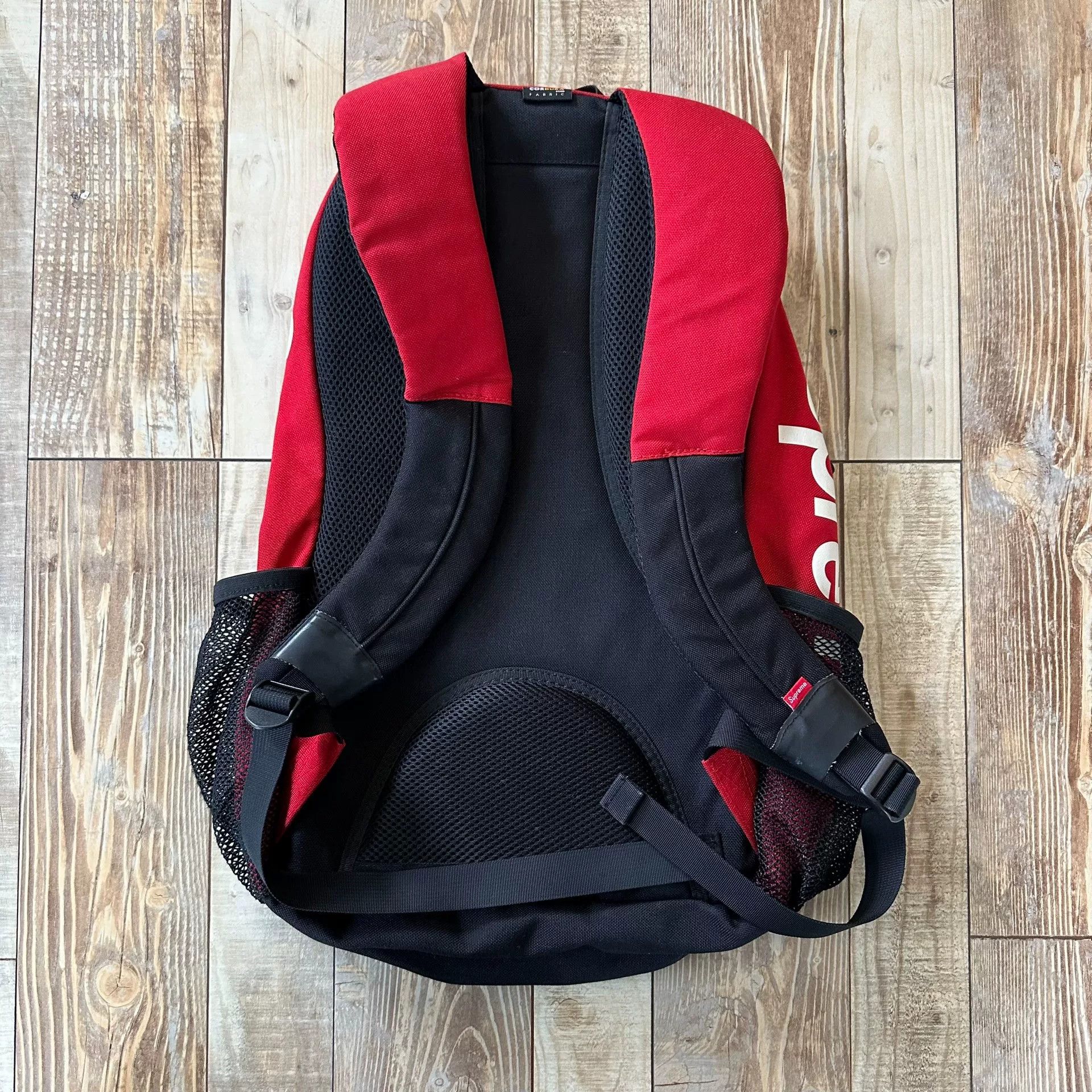 Supreme Supreme Red Logo Sports Backpack Size ONE SIZE - 4 Thumbnail