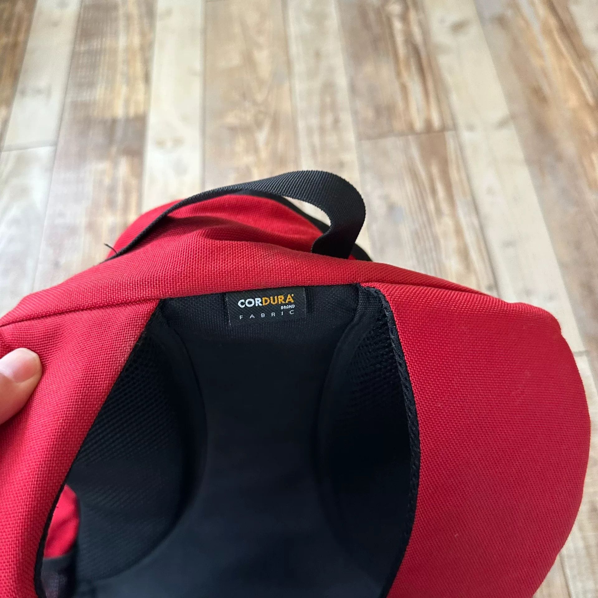 Supreme Supreme Red Logo Sports Backpack Size ONE SIZE - 7 Thumbnail
