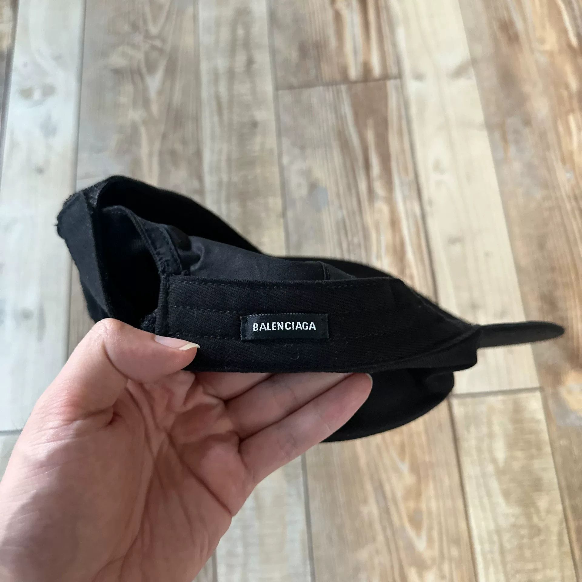 Balenciaga Balenciaga Eco Patch Logo Black Cap Size ONE SIZE - 5 Thumbnail