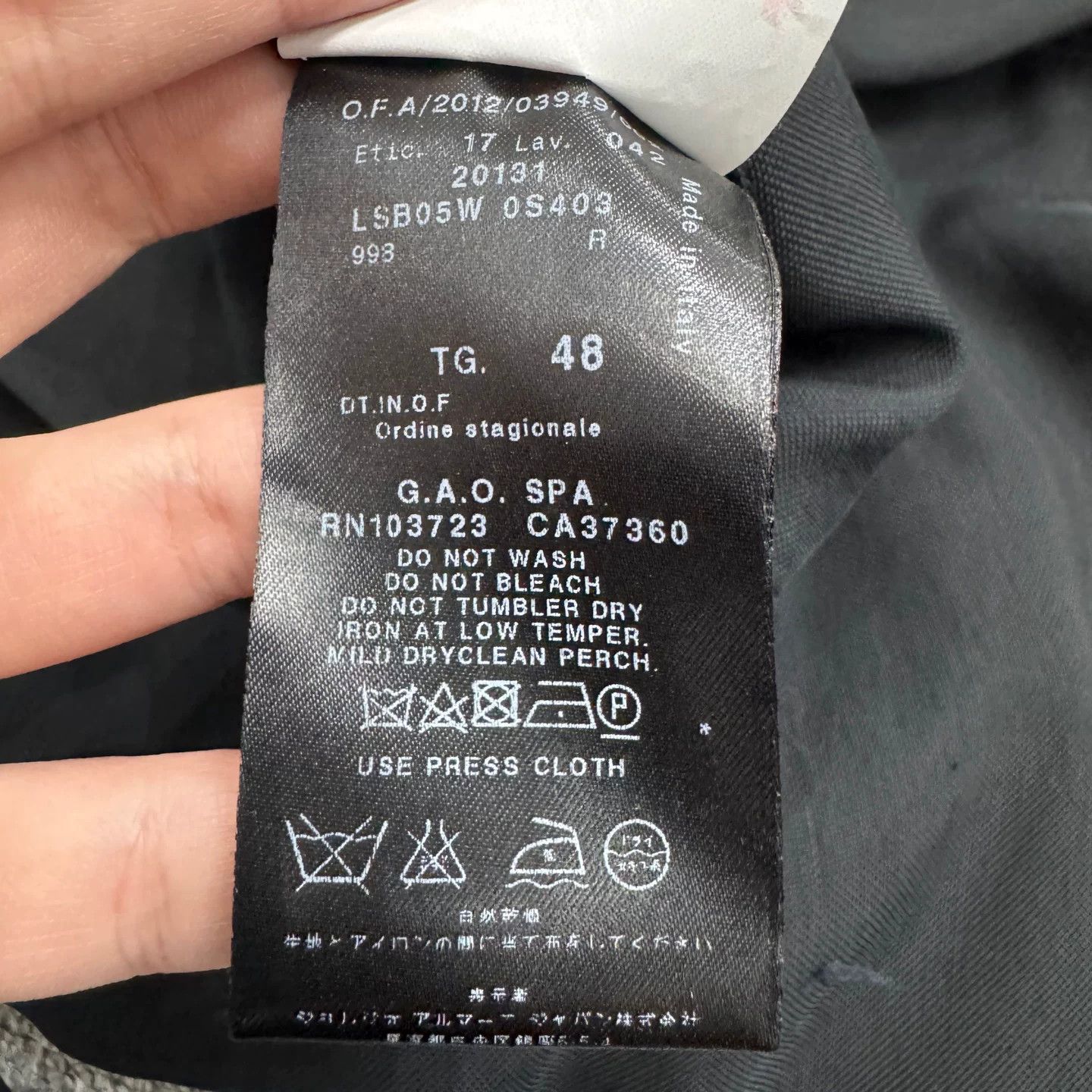 Giorgio Armani GIORGIO ARMANI Double-Breasted Coat Size US M / EU 48-50 / 2 - 6 Thumbnail
