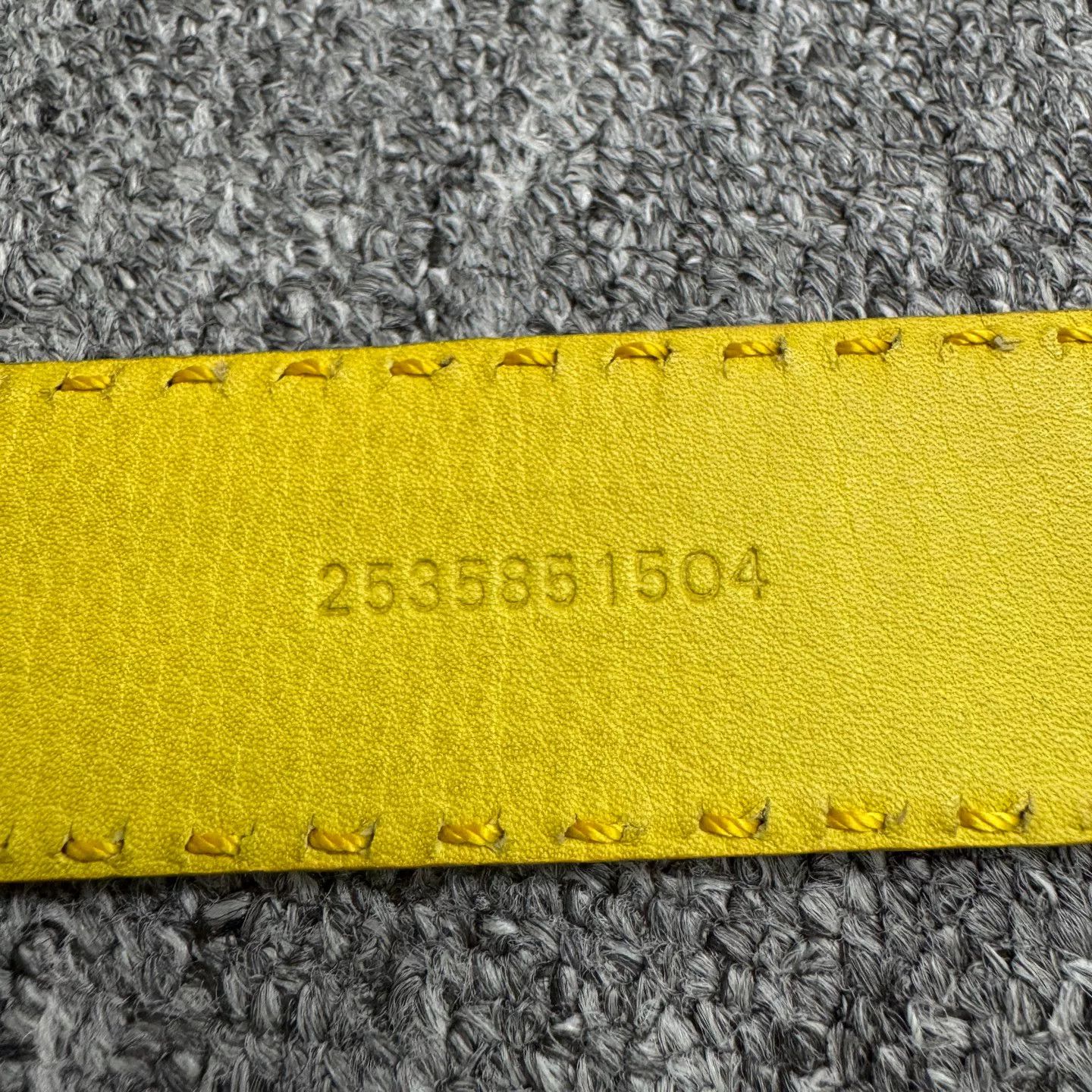 Kiton Kiton 90cm Yellow Belt Size ONE SIZE - 3 Thumbnail