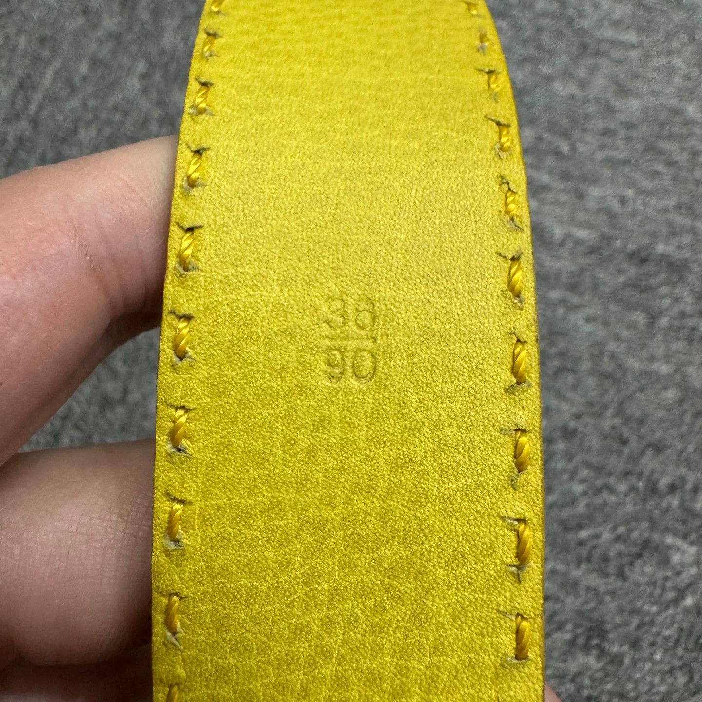 Kiton Kiton 90cm Yellow Belt Size ONE SIZE - 5 Thumbnail