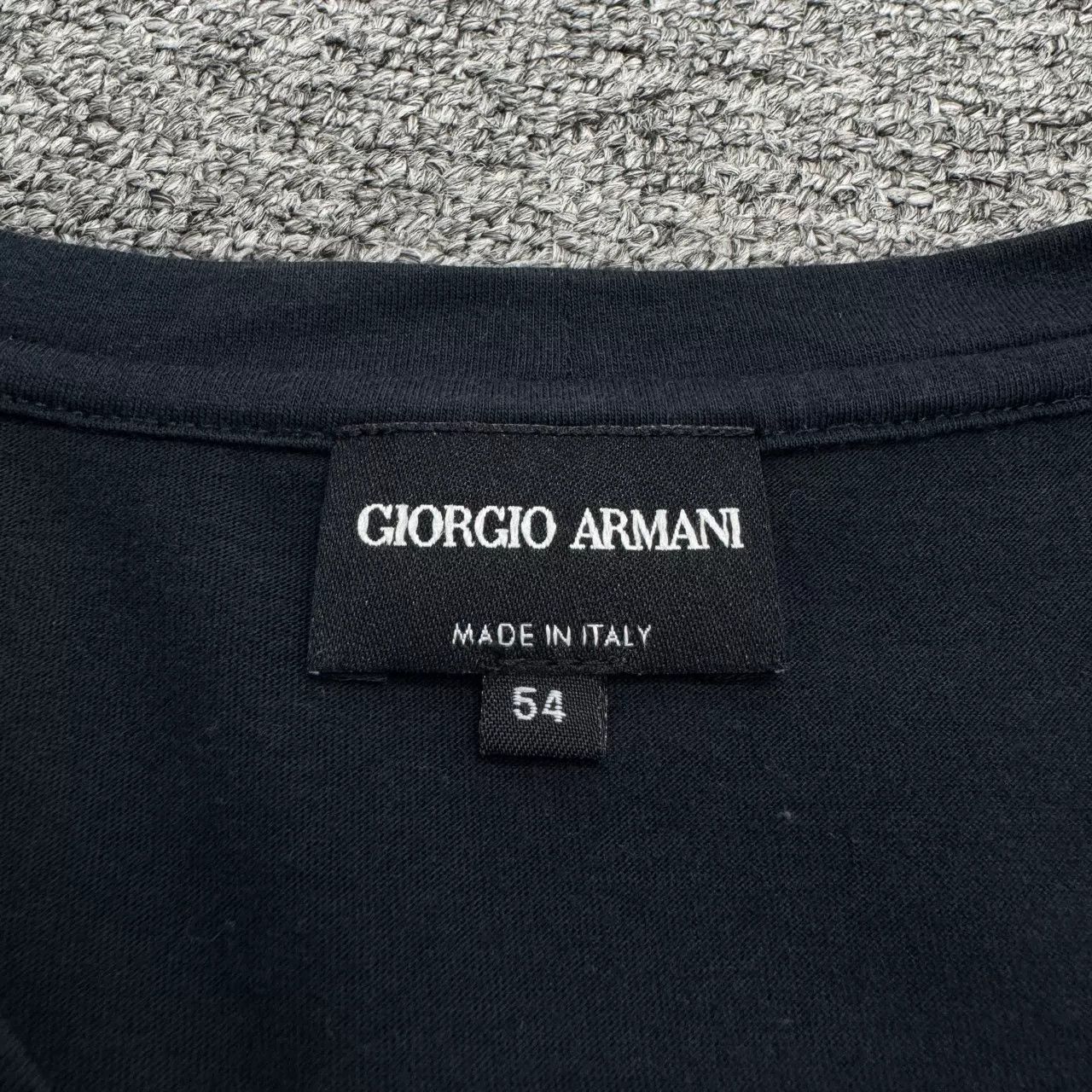 Giorgio Armani Giorgio Armani Beaded Letter Short Sleeve Size US L / EU 52-54 / 3 - 2 Thumbnail