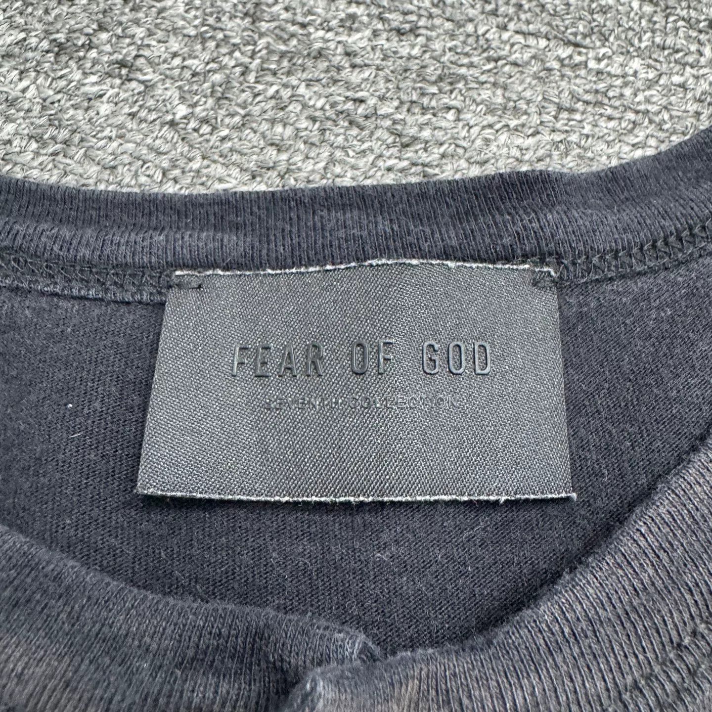 Fear of God Fear of God Flocked Letter Short Sleeve Size US M / EU 48-50 / 2 - 2 Thumbnail