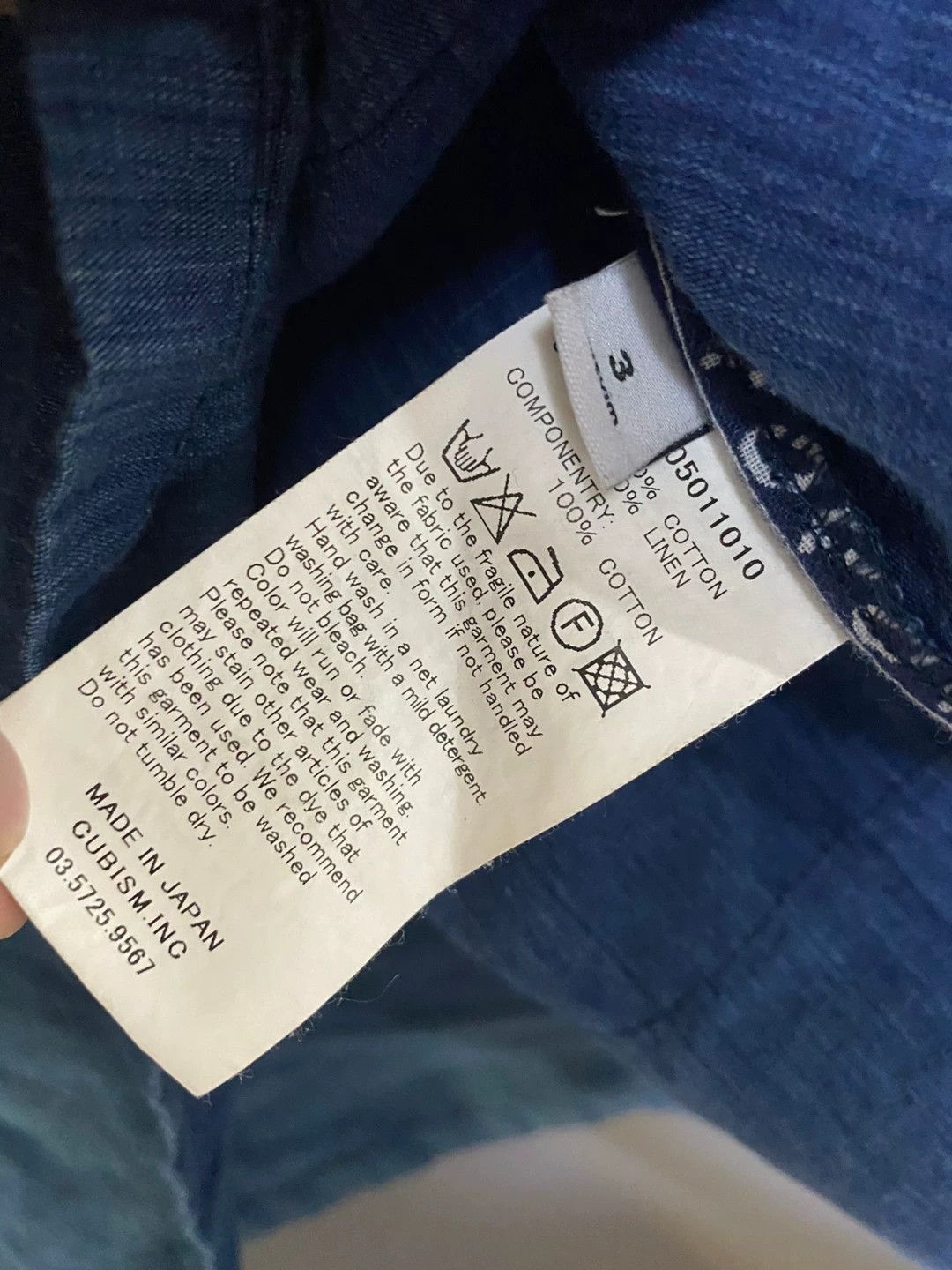 Visvim visvim ict Indigo Paisley Shirt 16aw Size US L / EU 52-54 / 3 - 7 Thumbnail