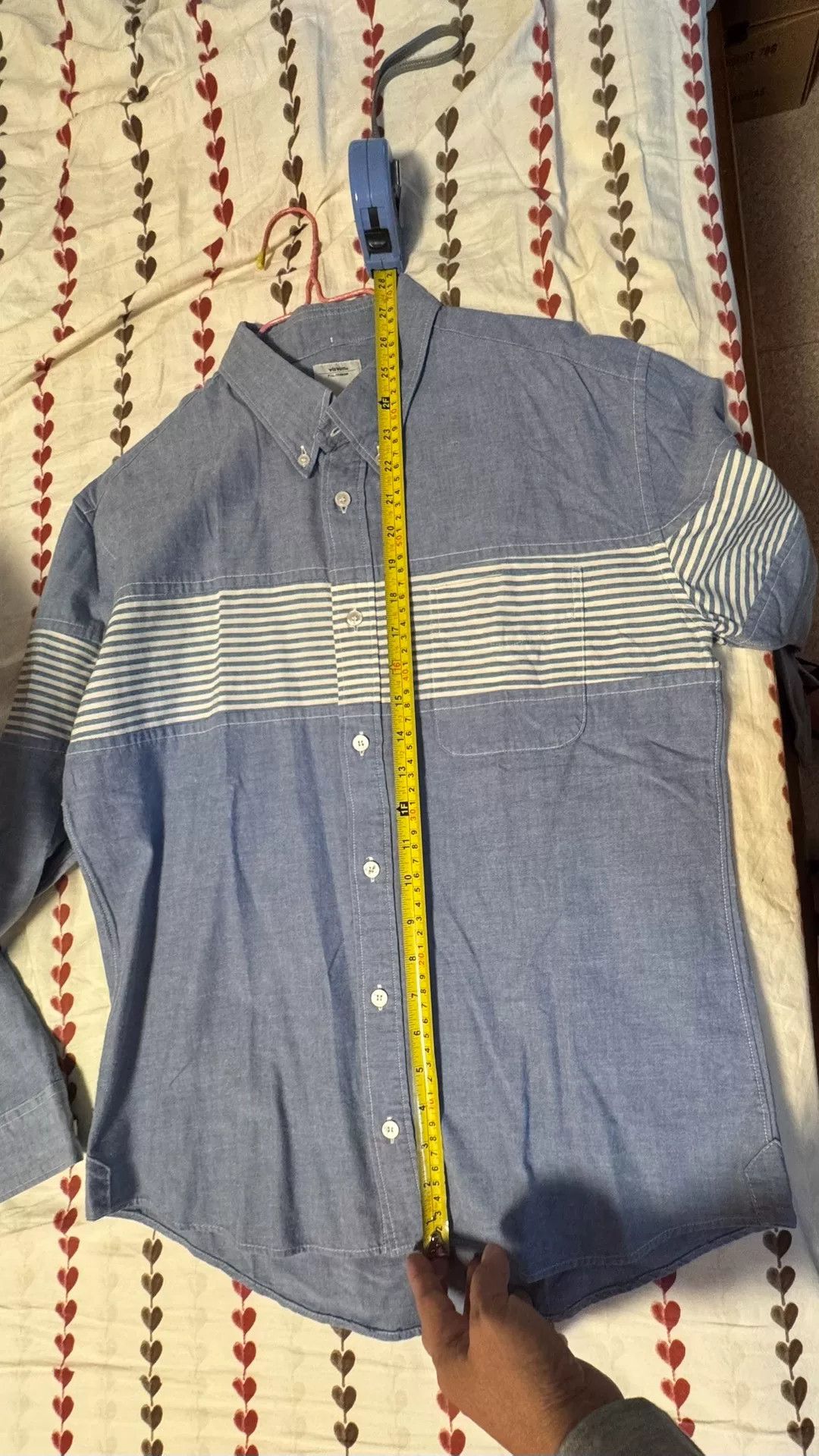 Visvim Visvim Blue Striped Movie Shirt Size US M / EU 48-50 / 2 - 7 Thumbnail