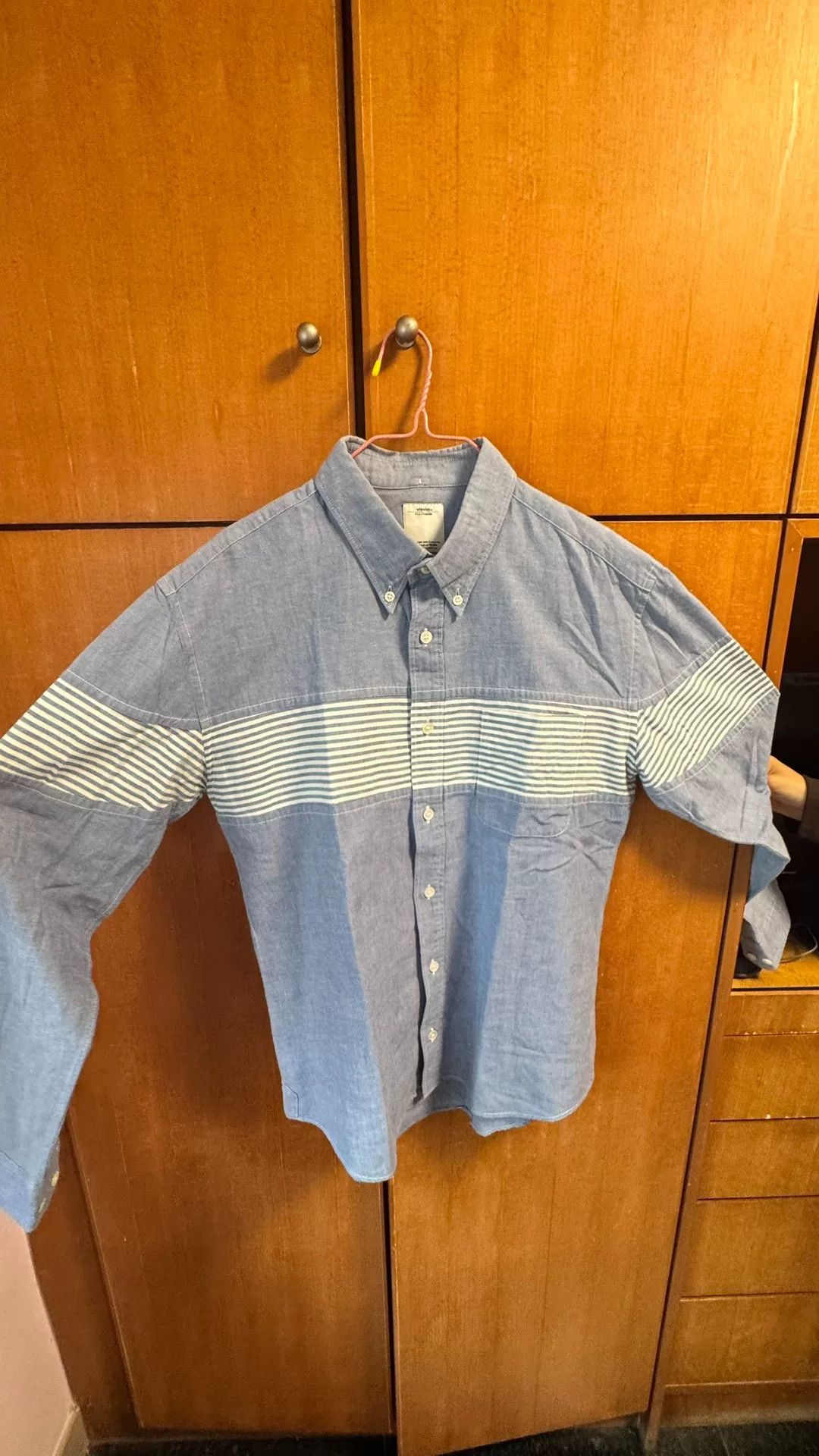 Visvim Visvim Blue Striped Movie Shirt Size US M / EU 48-50 / 2 - 2 Thumbnail
